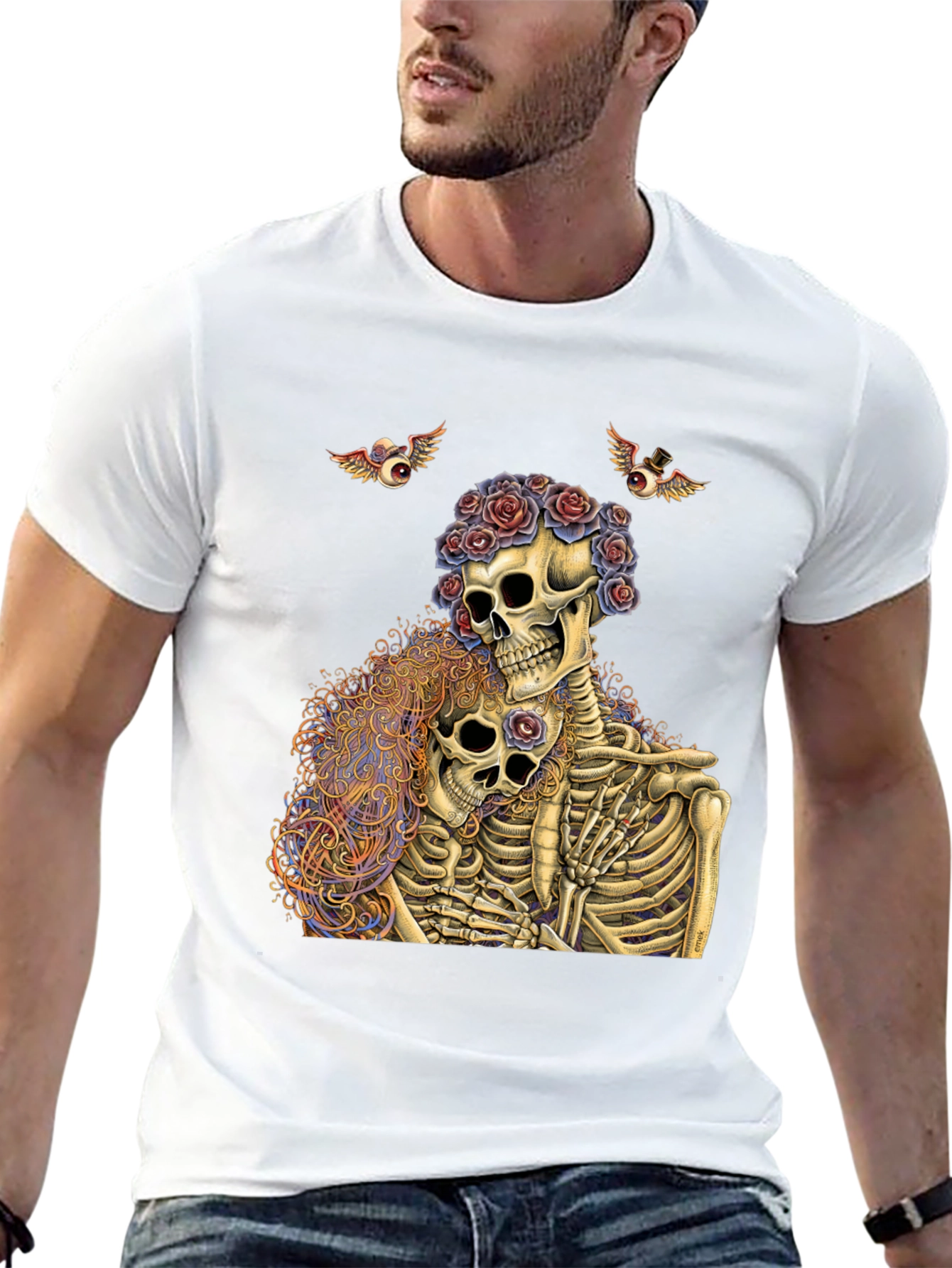Skeleton Lovers Graphic Tee