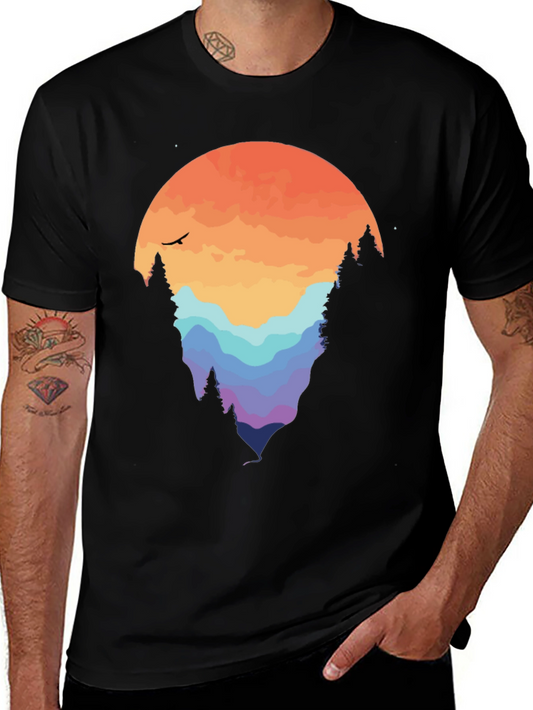 Sunset Mountain Graphic Tee