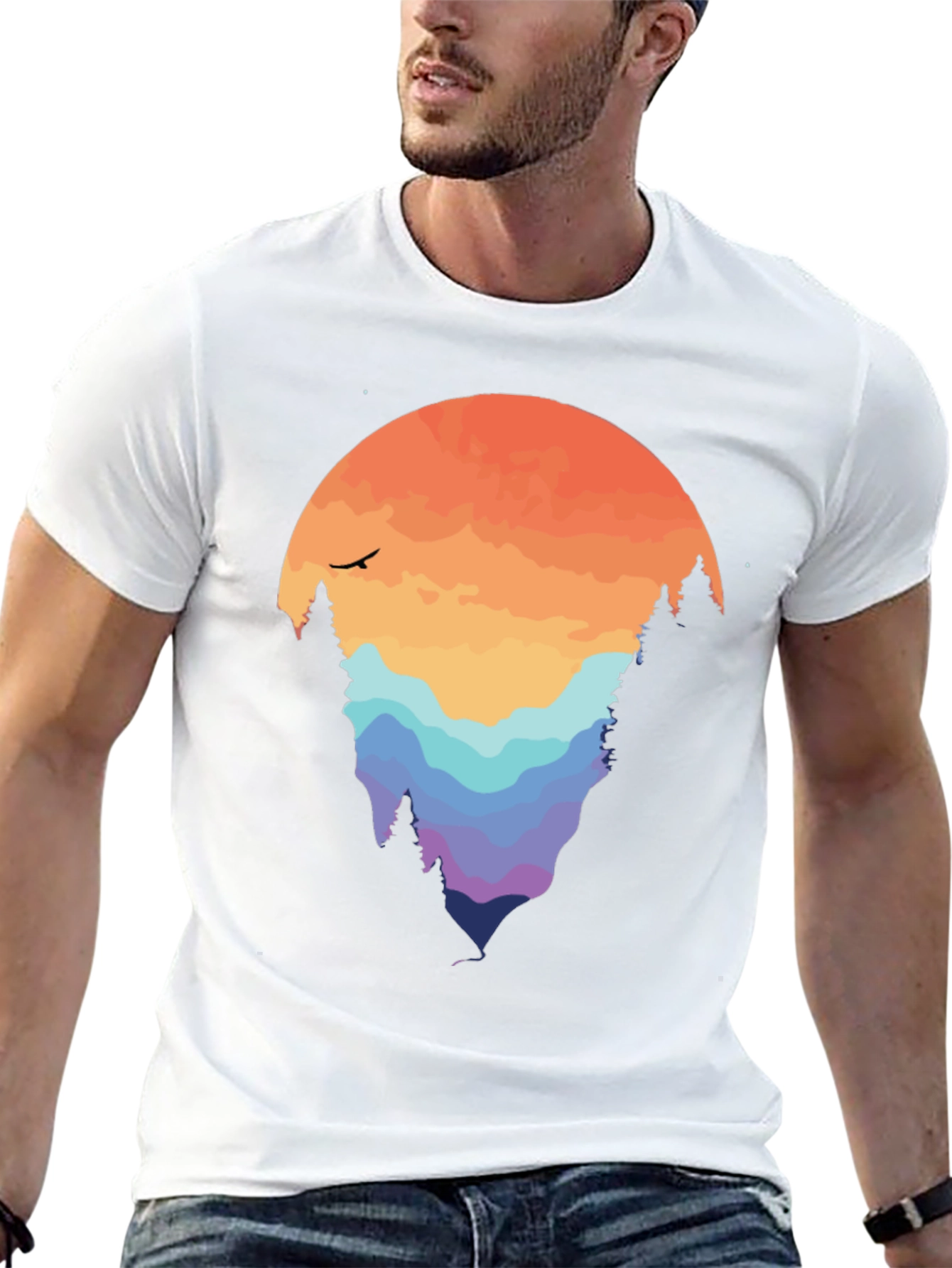 Sunset Mountain Graphic Tee