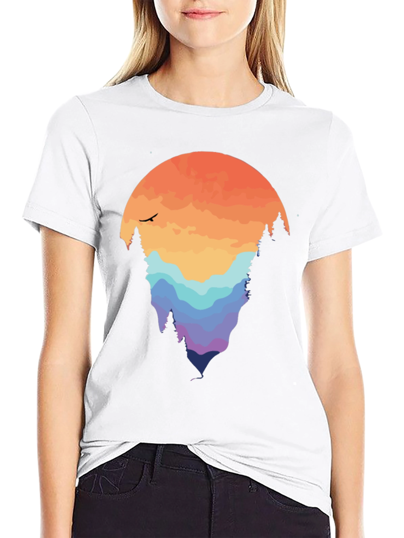 Sunset Mountain Graphic Tee