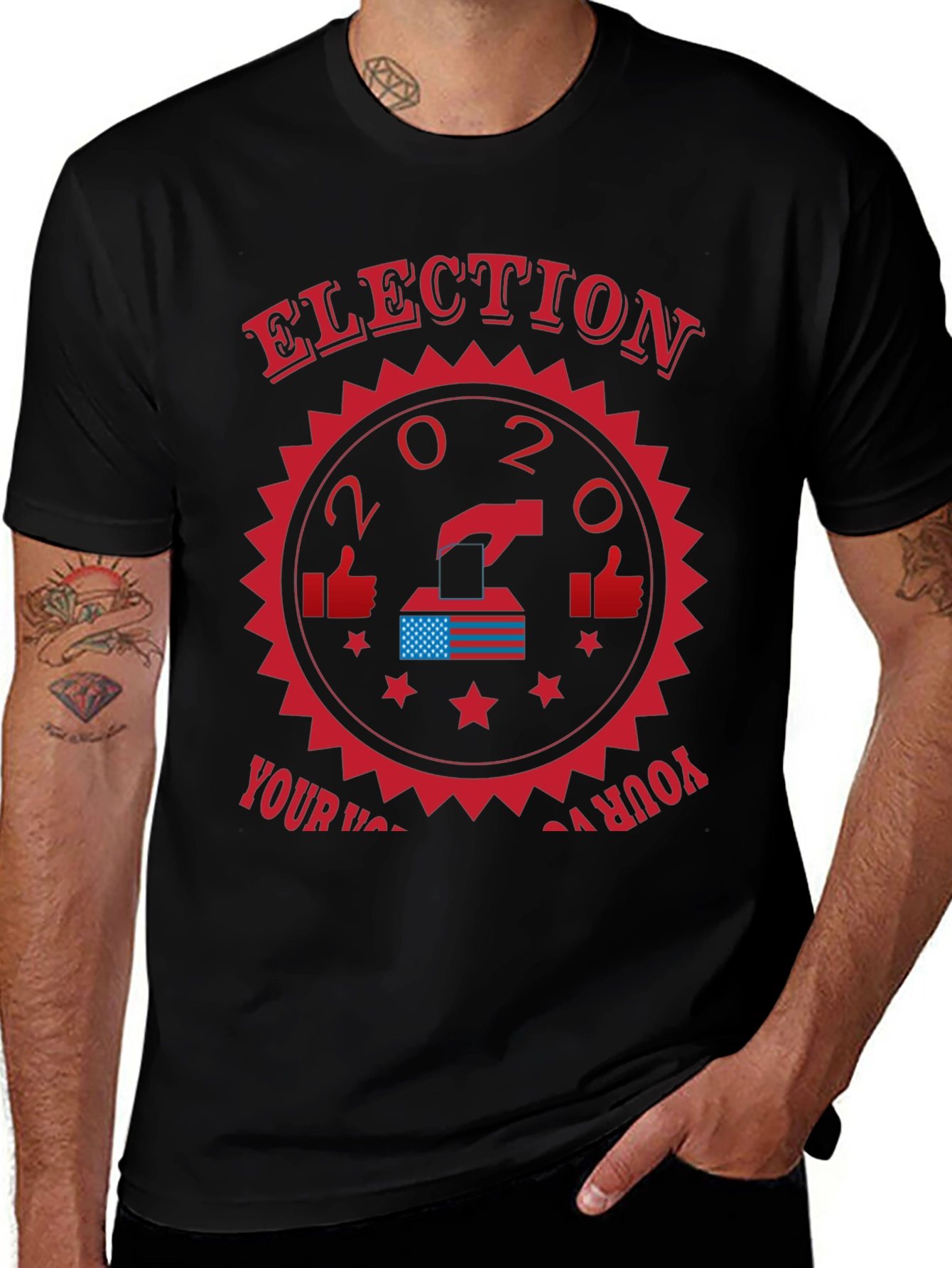 Election 2020 Graphic Tee - Vote Your Voice
