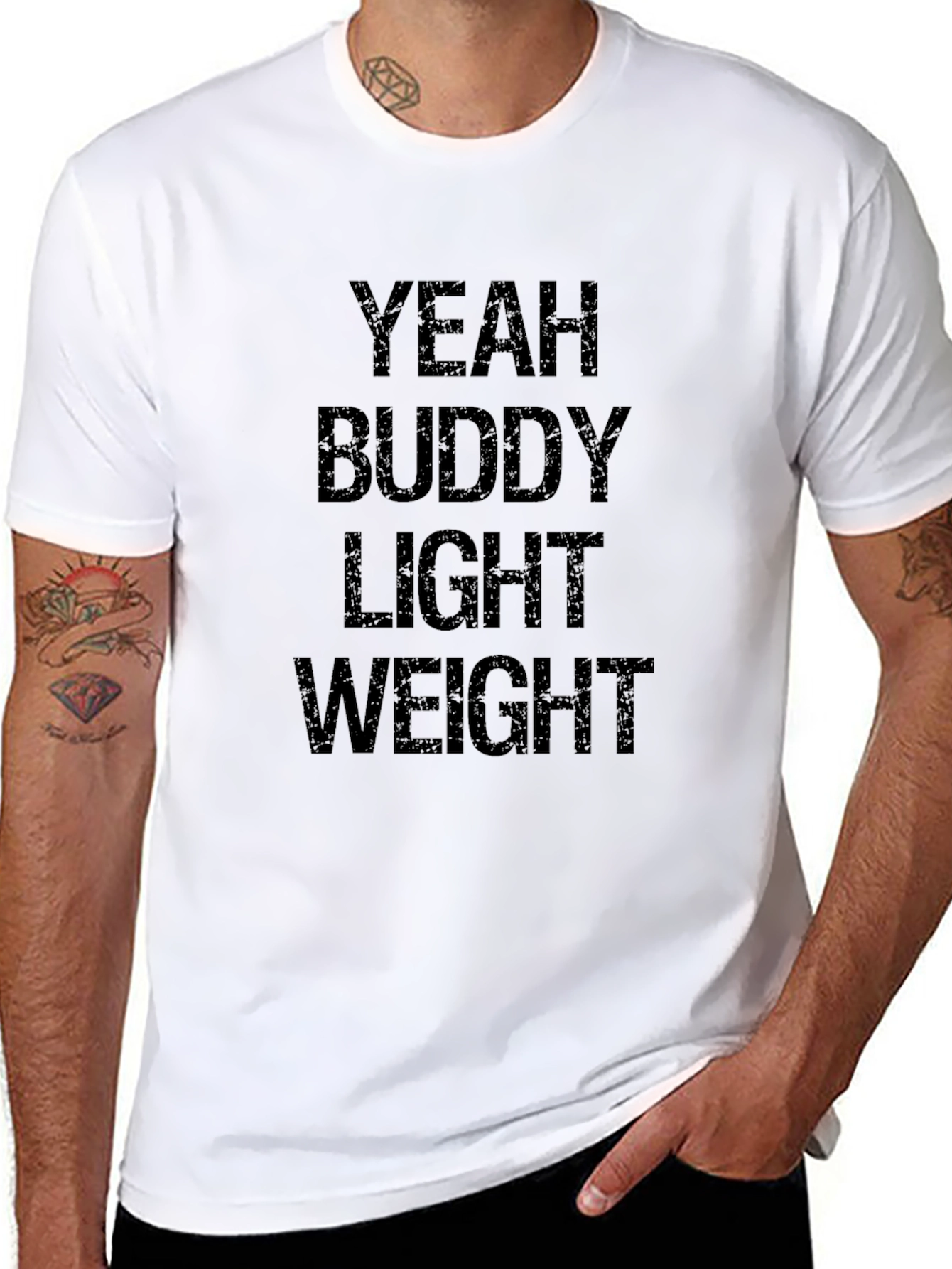 Yeah Buddy Light Weight Black T-Shirt