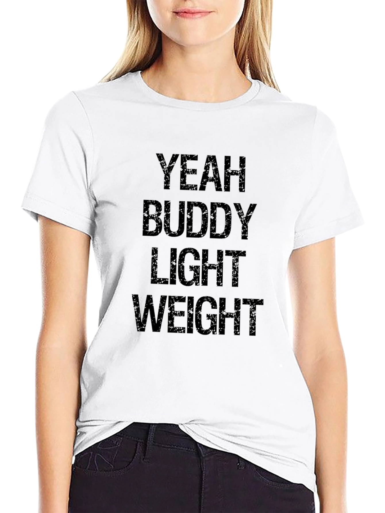 Yeah Buddy Light Weight Black T-Shirt