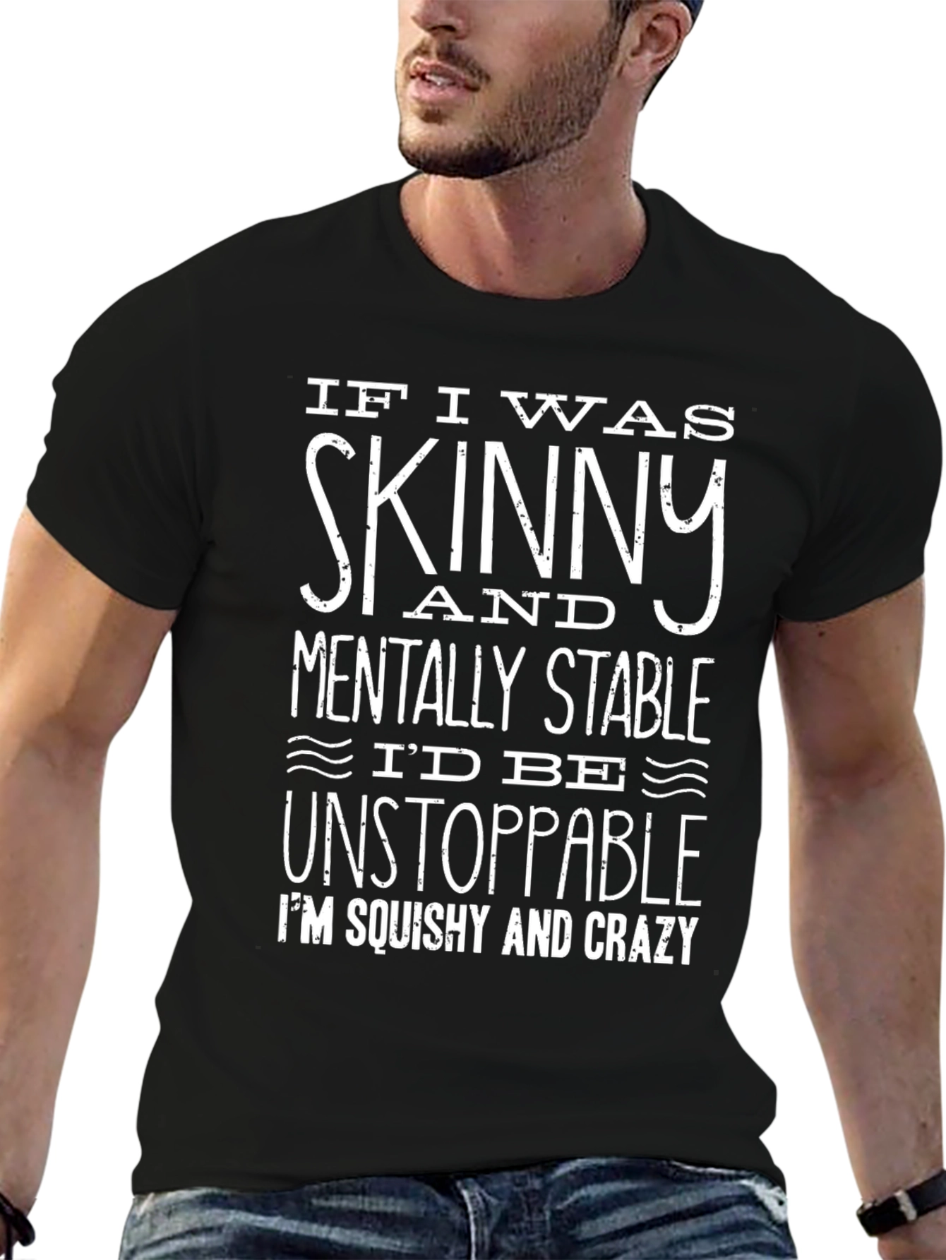 Skinny & Stable Graphic T-Shirt - Funny Slogan Tee