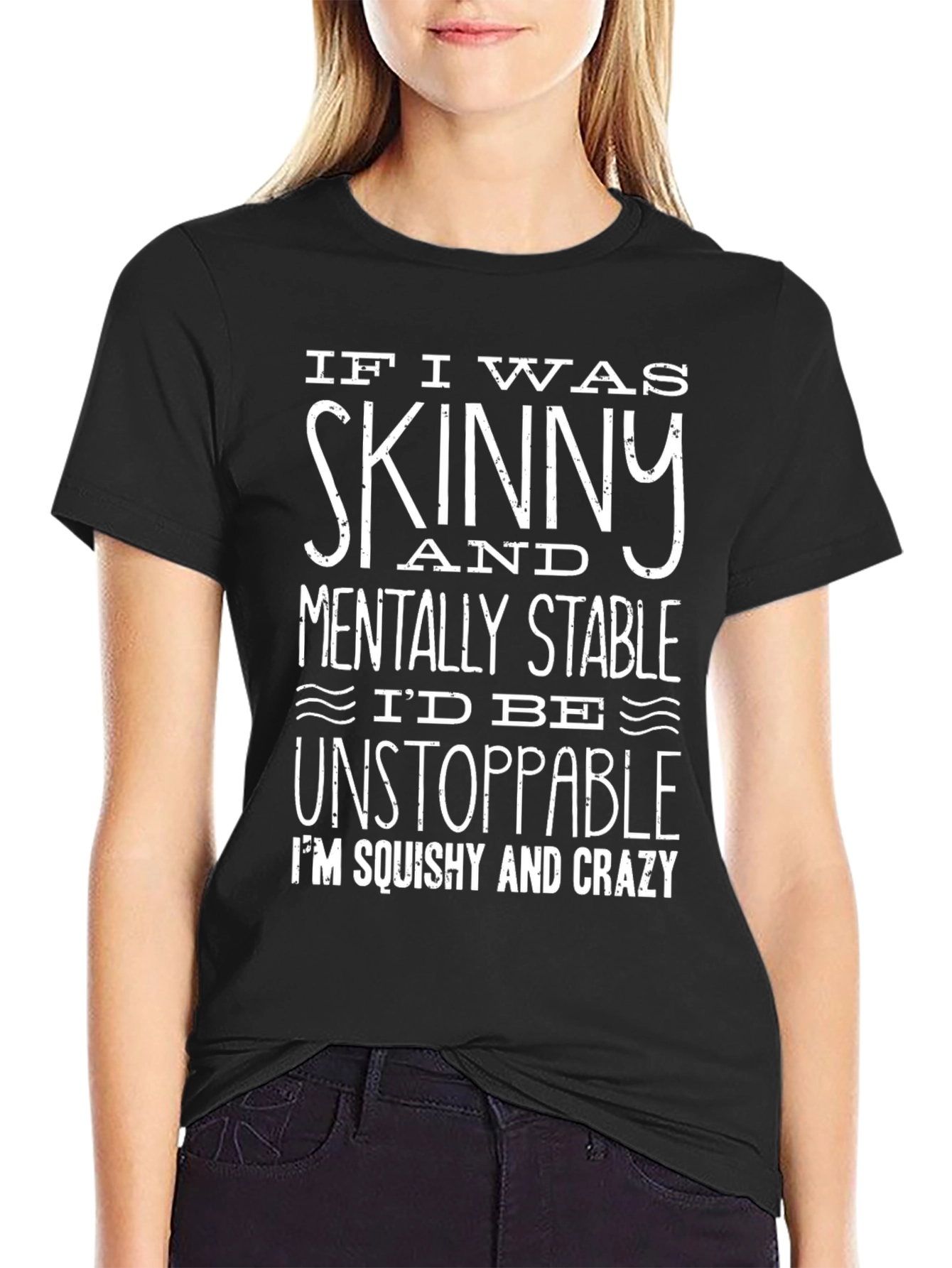 Skinny & Stable Graphic T-Shirt - Funny Slogan Tee