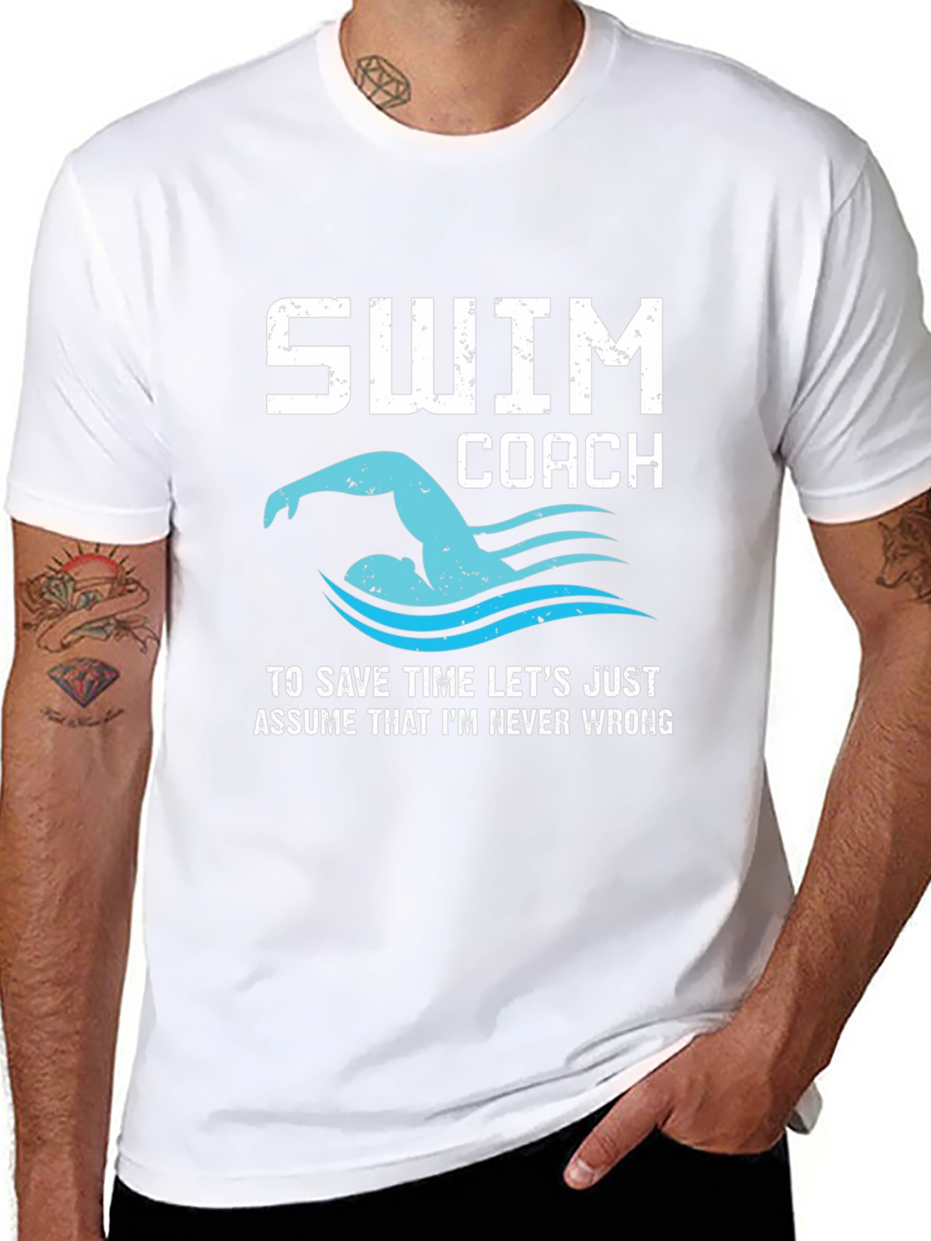 Swim Coach Never Wrong Graphic T-Shirt