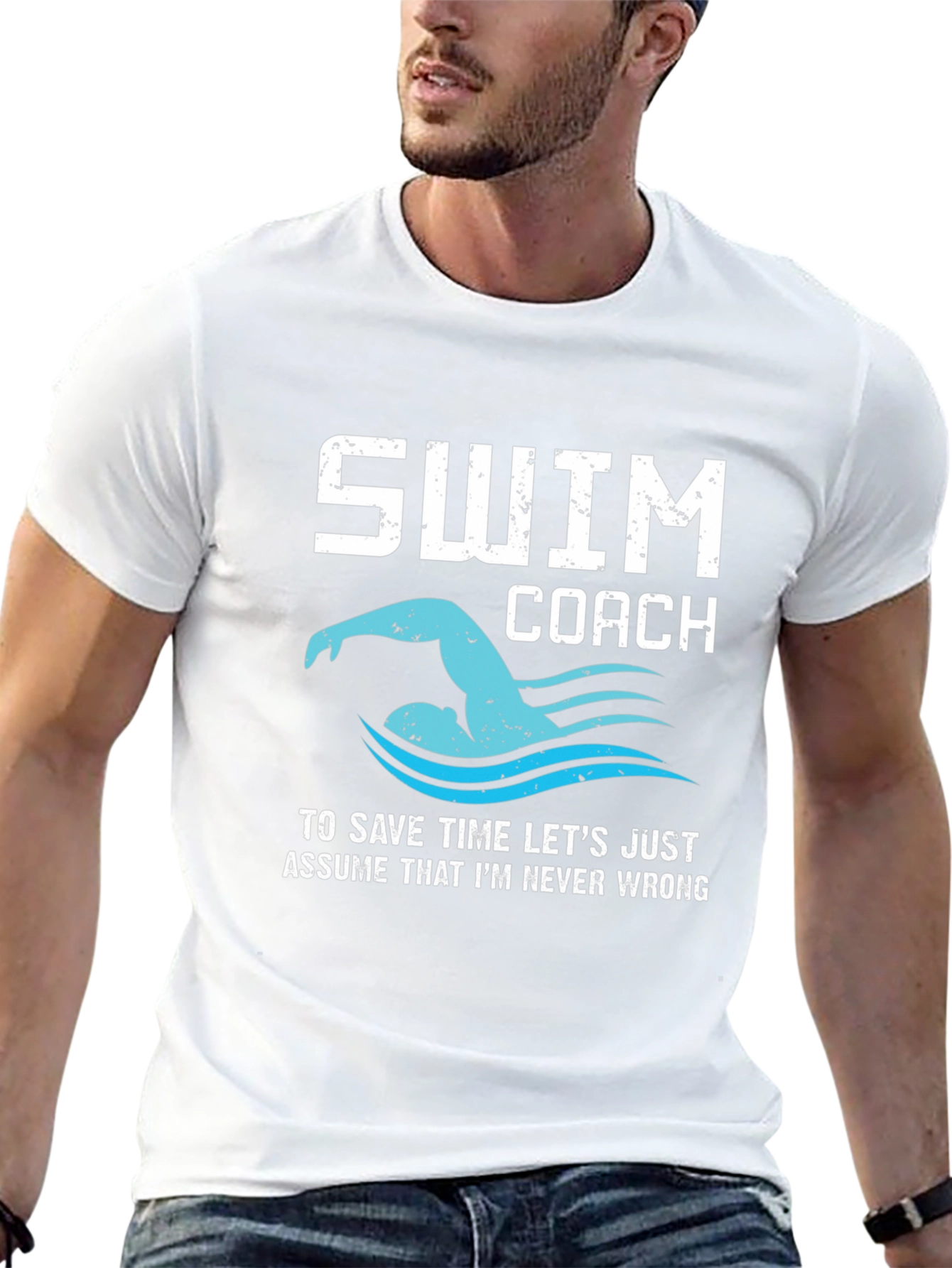 Swim Coach Never Wrong Graphic T-Shirt