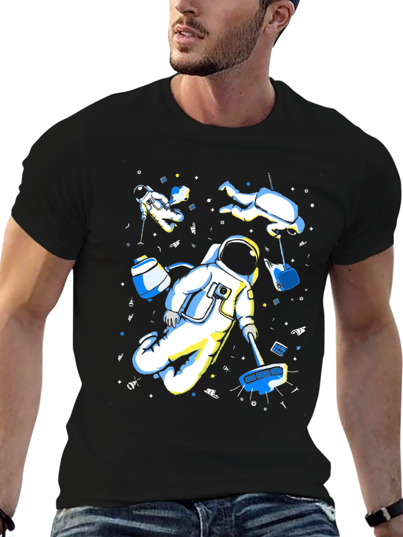 Astronaut Graphic T-Shirt - Space Explorer Tee