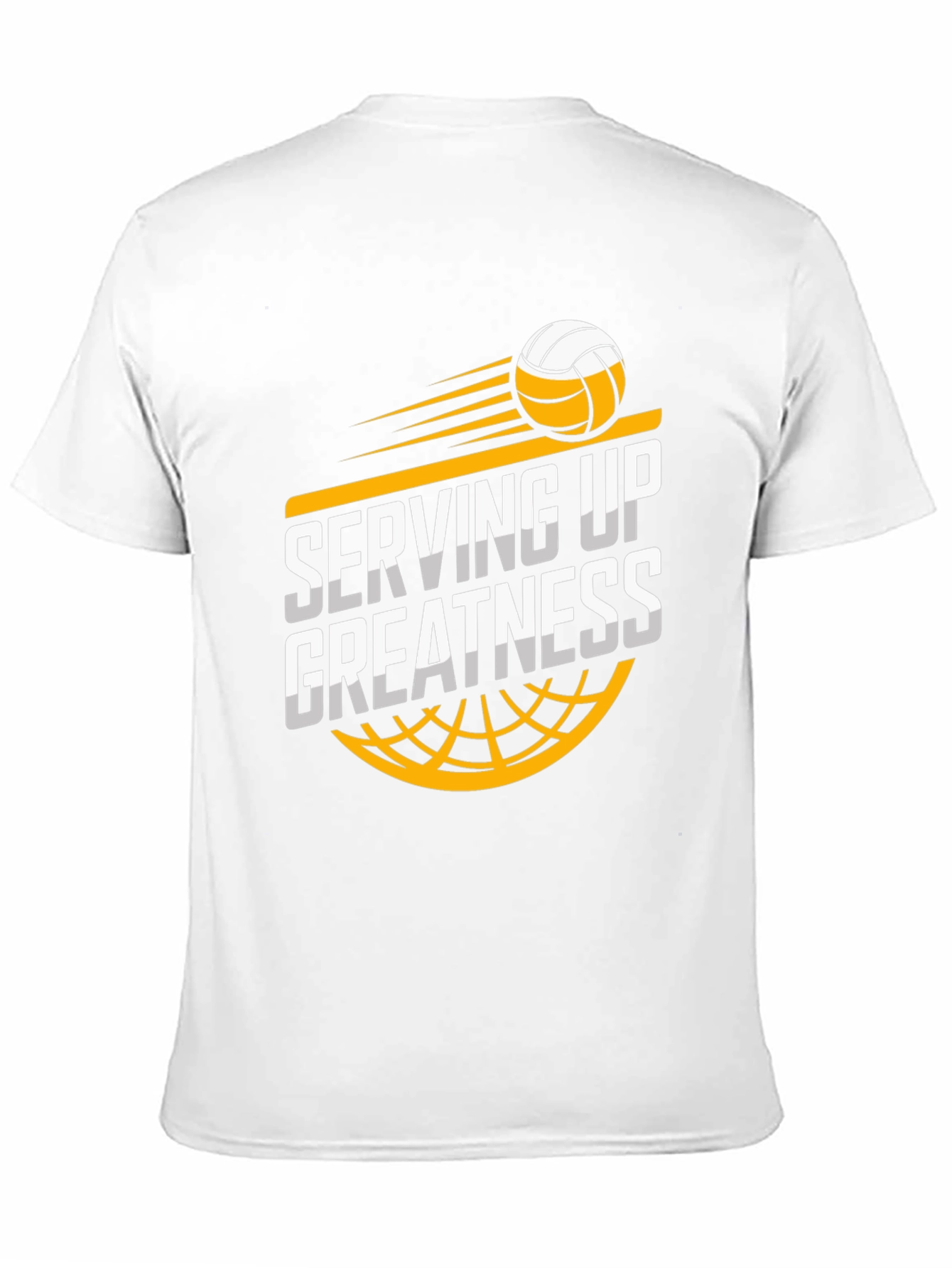 Serving Up Greatness Volleyball Graphic T-Shirt