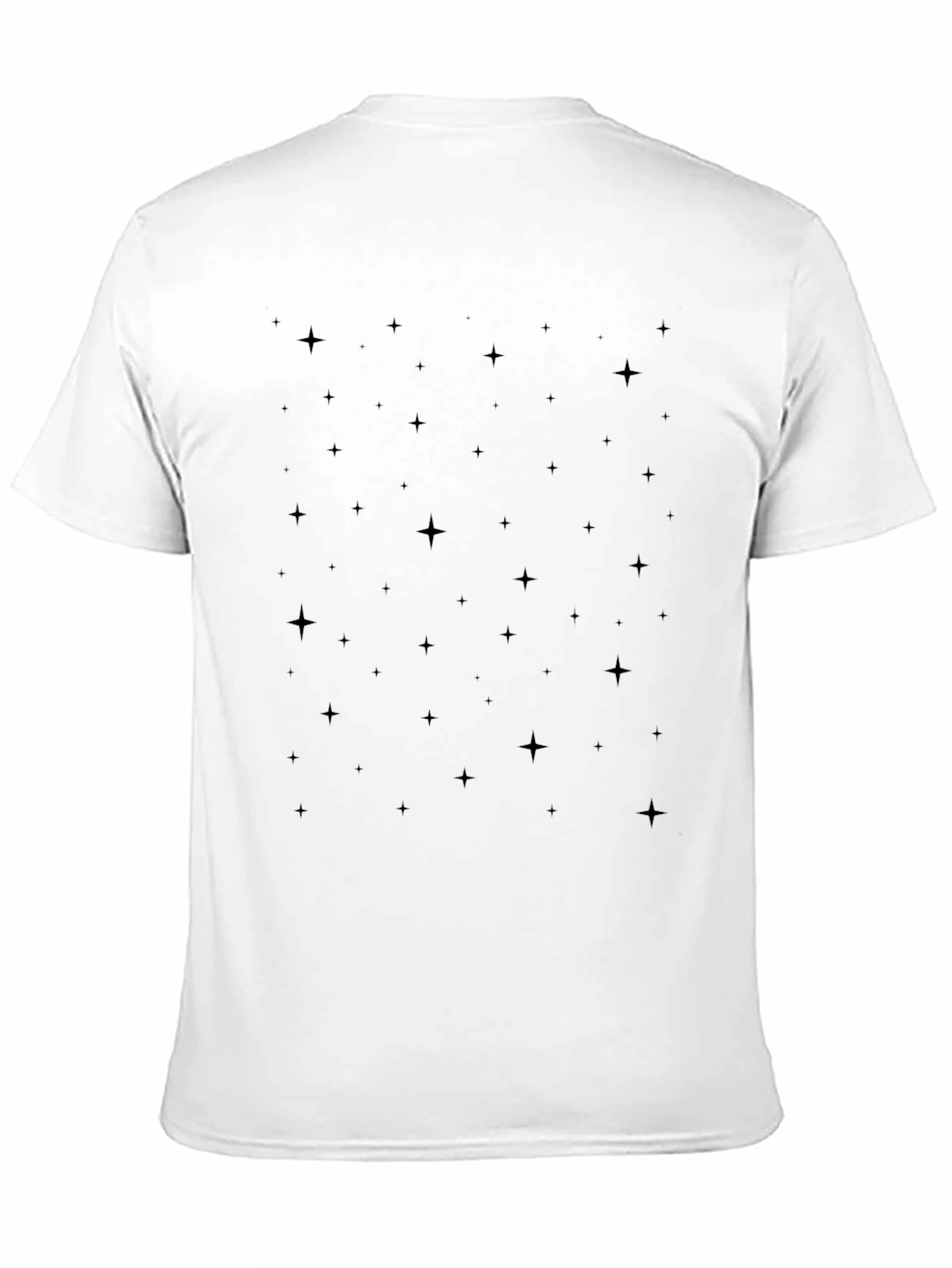 Starry Night Black T-Shirt - Casual Comfort