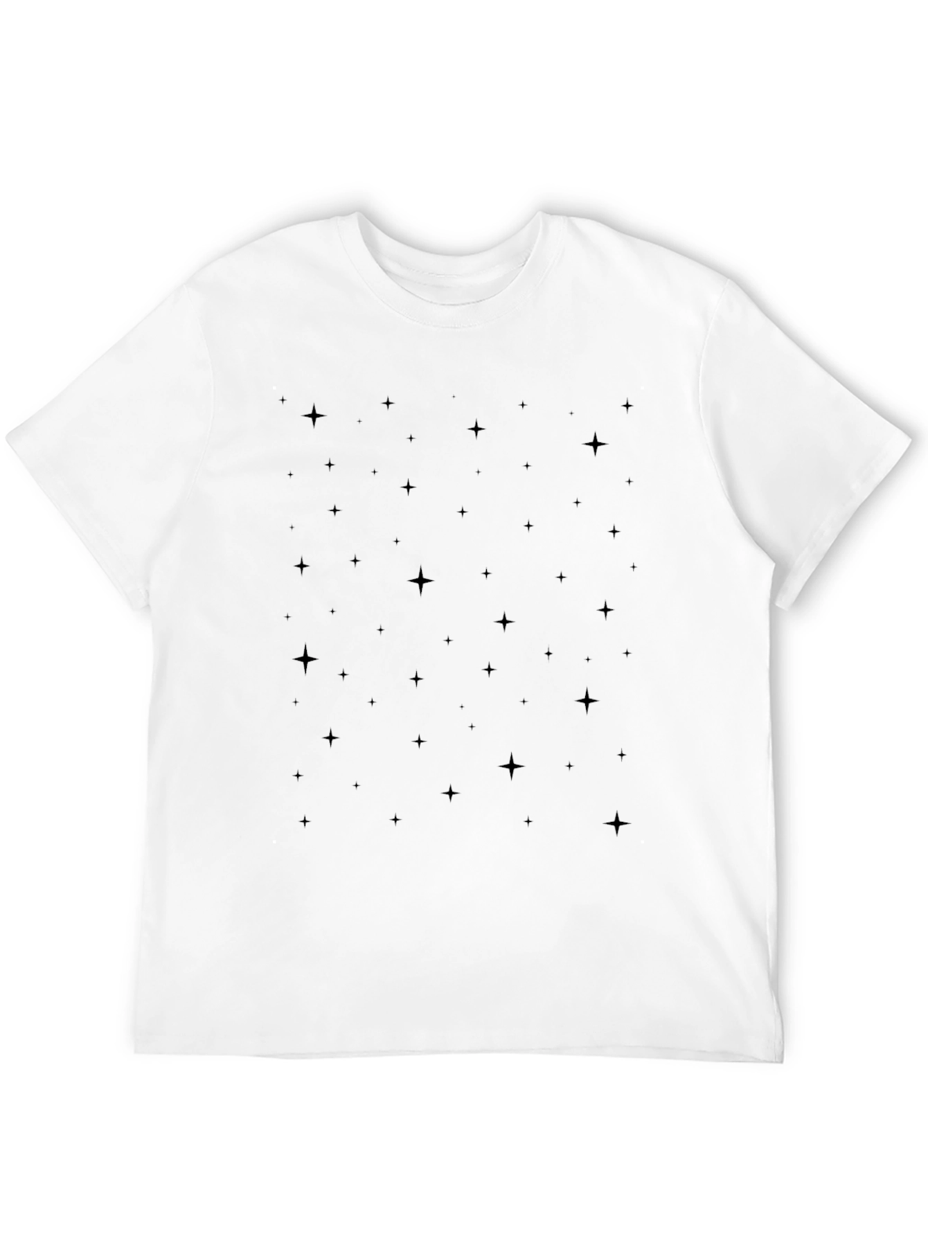 Starry Night Black T-Shirt - Casual Comfort