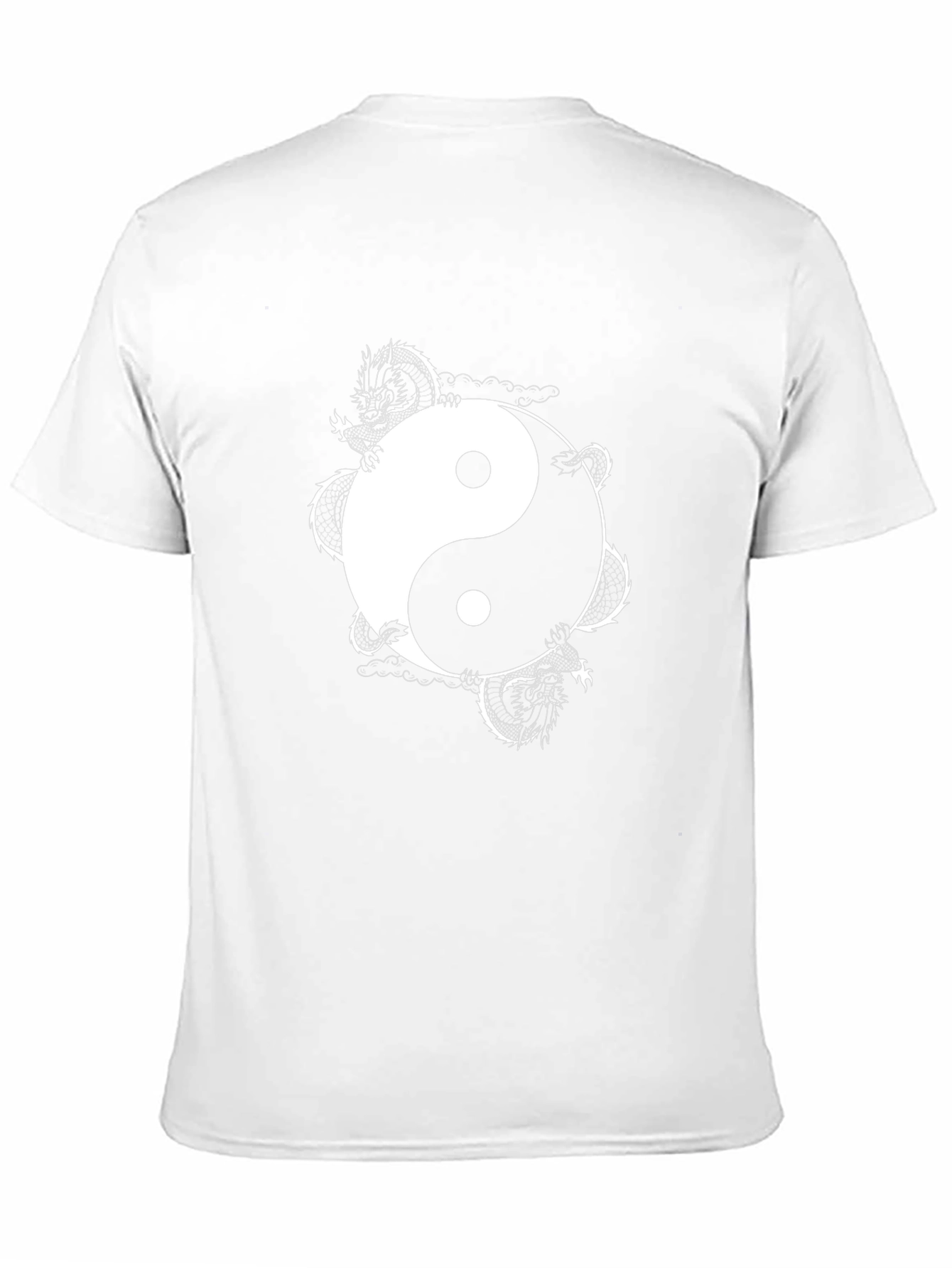 Yin Yang Dragon Graphic Tee - Balance and Style