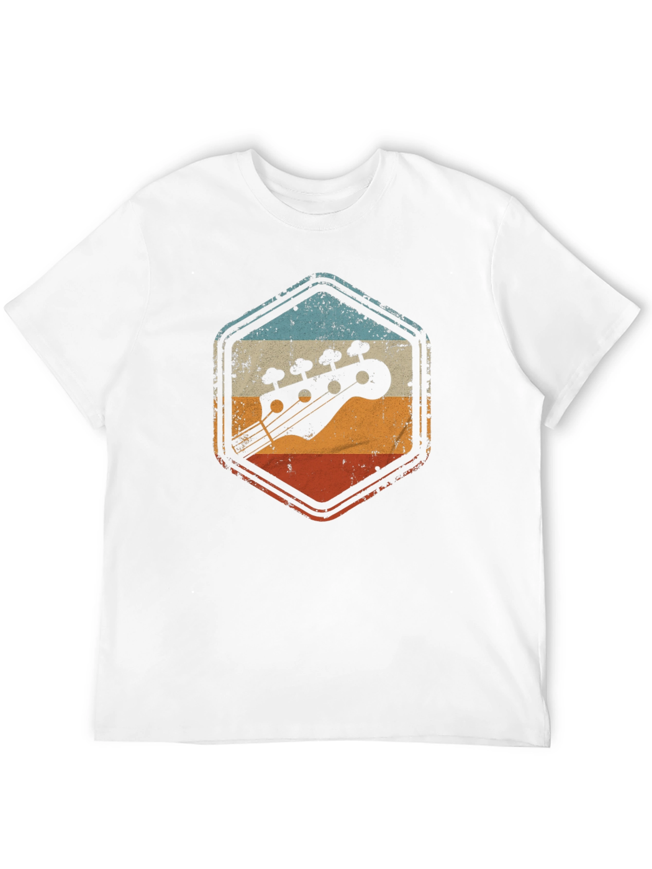 Retro Bass Guitar Graphic T-Shirt