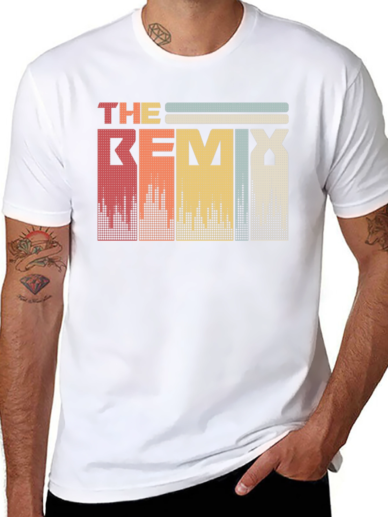 Retro Remix Graphic T-Shirt