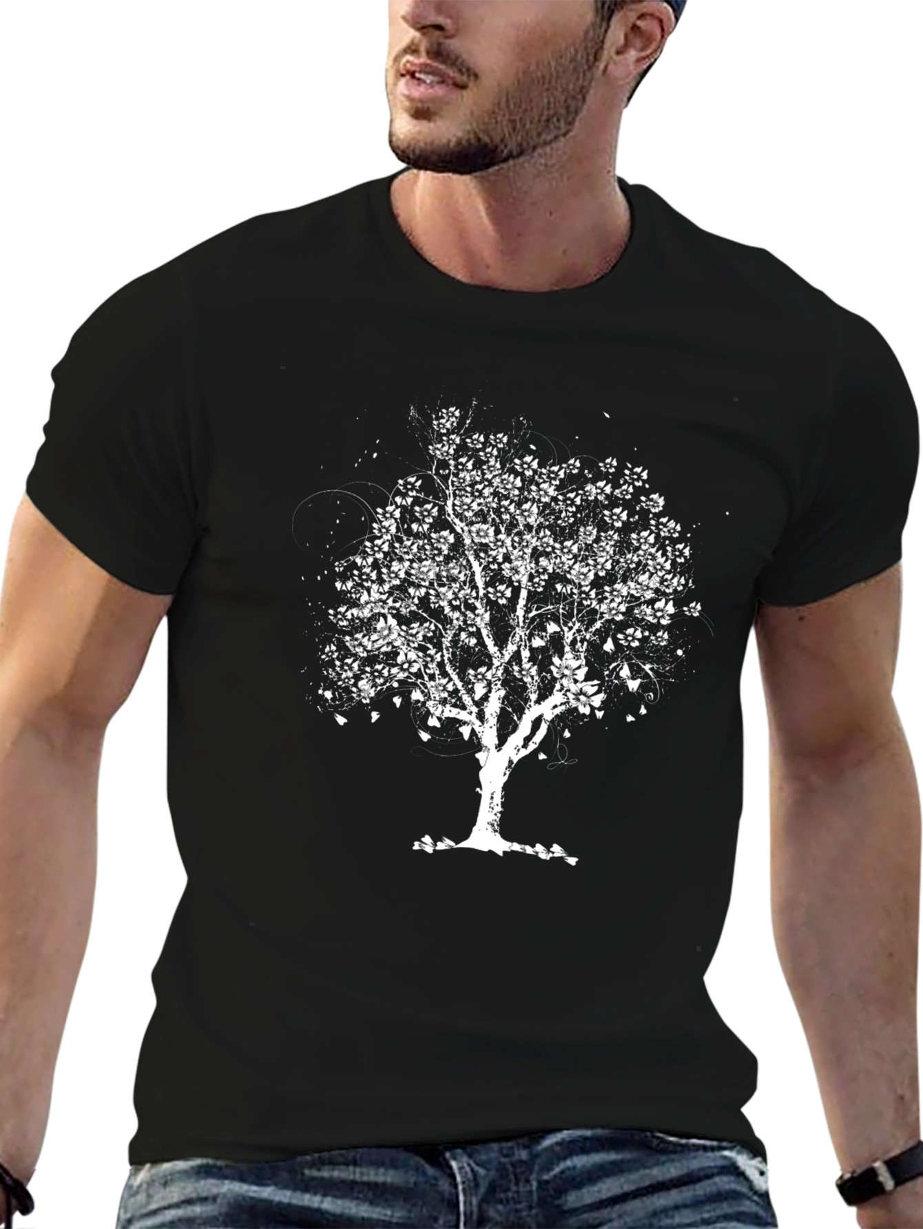 Black Tree Graphic Tee - Stylish & Unique