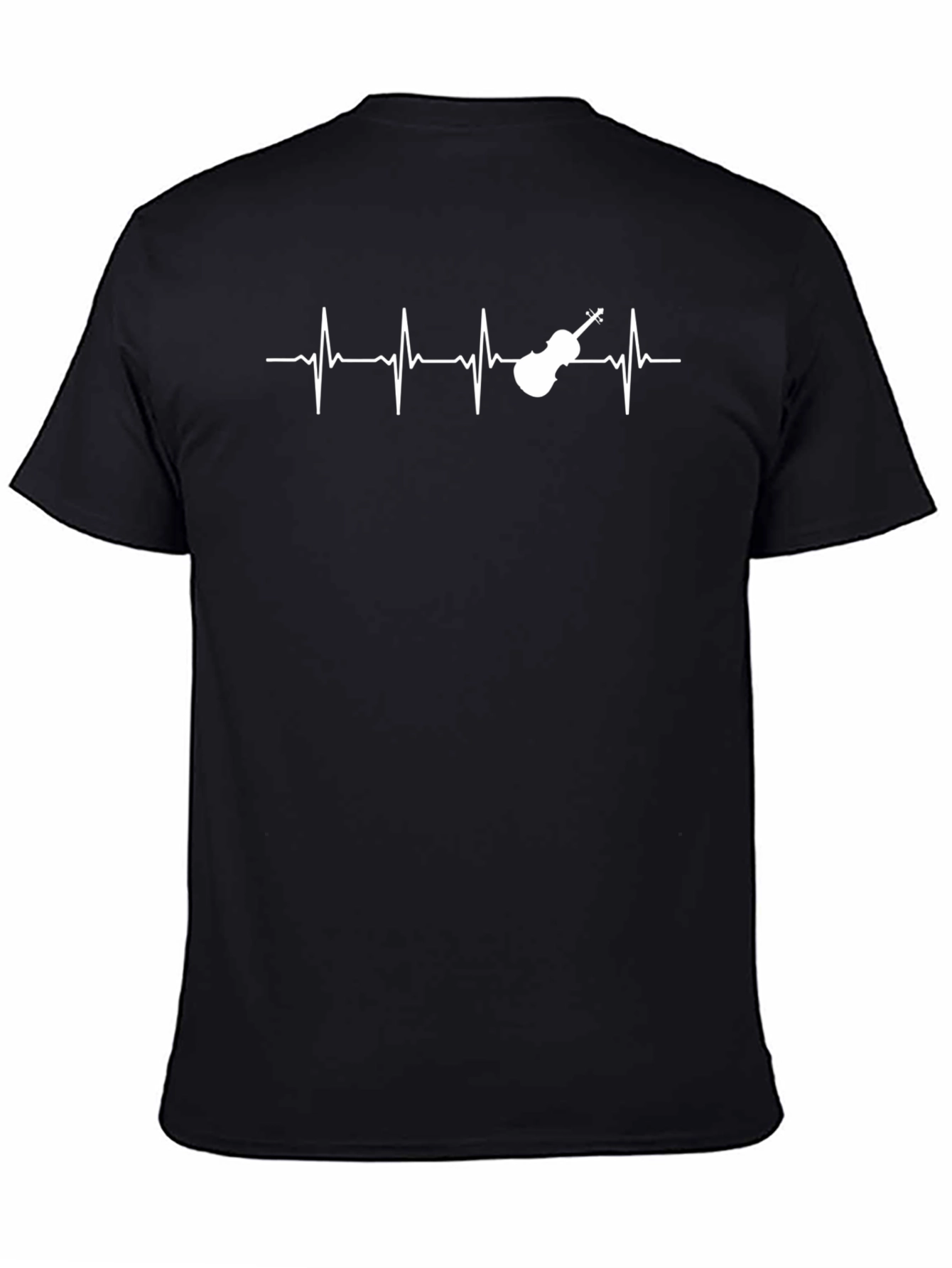 Violin Heartbeat Graphic Tee