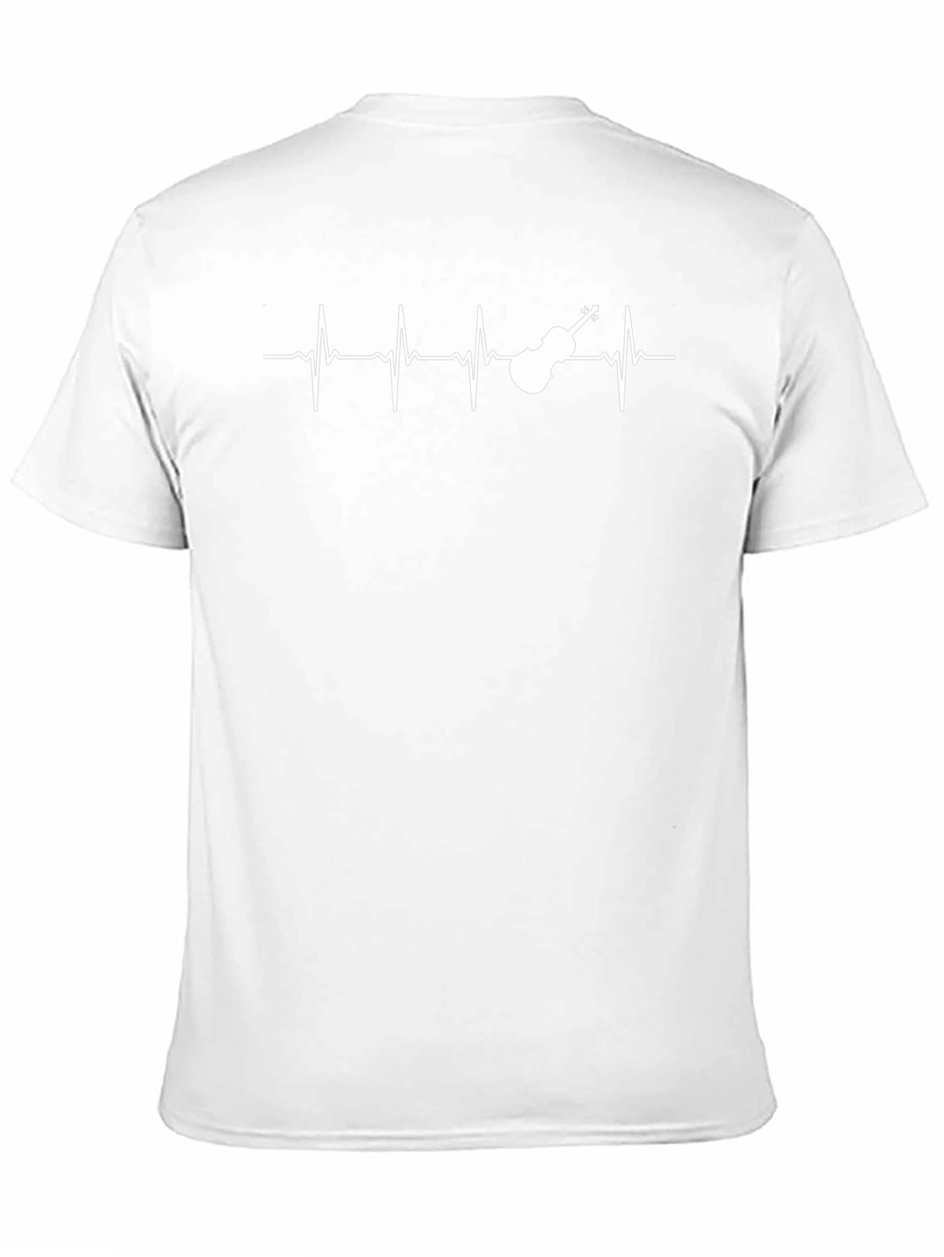 Violin Heartbeat Graphic Tee