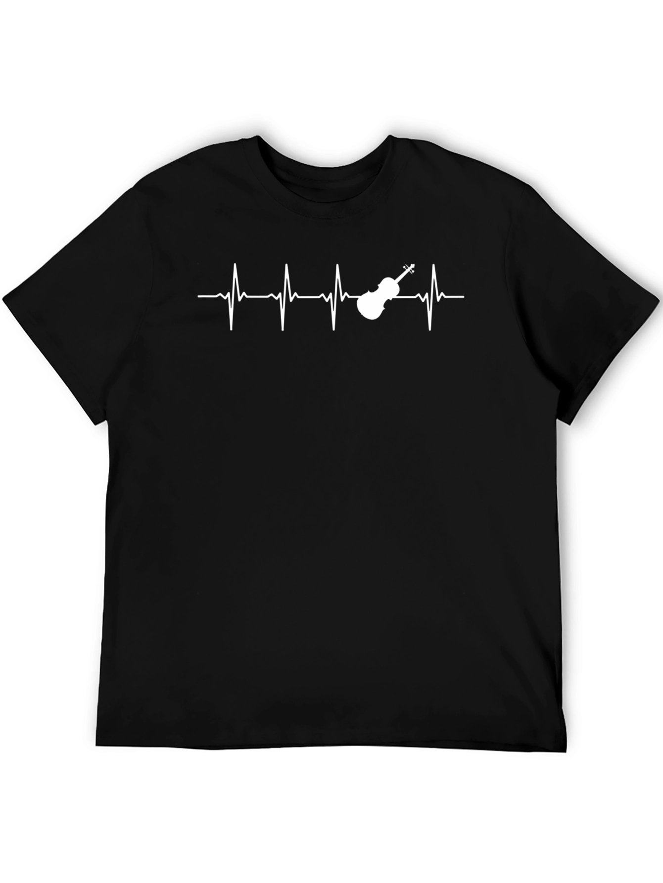 Violin Heartbeat Graphic Tee