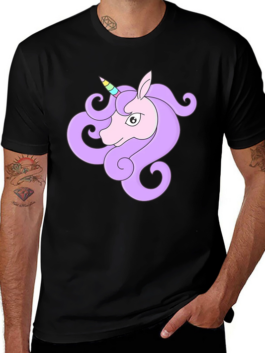 Unicorn Graphic Black T-Shirt