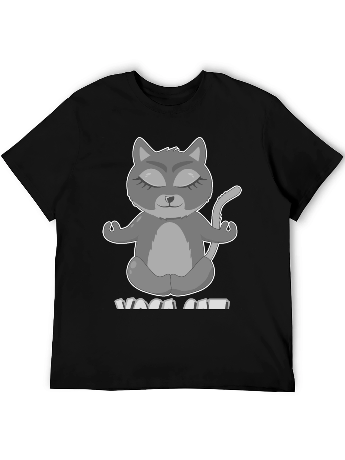 Yoga Cat T-Shirt - Meditating Kitten Tee