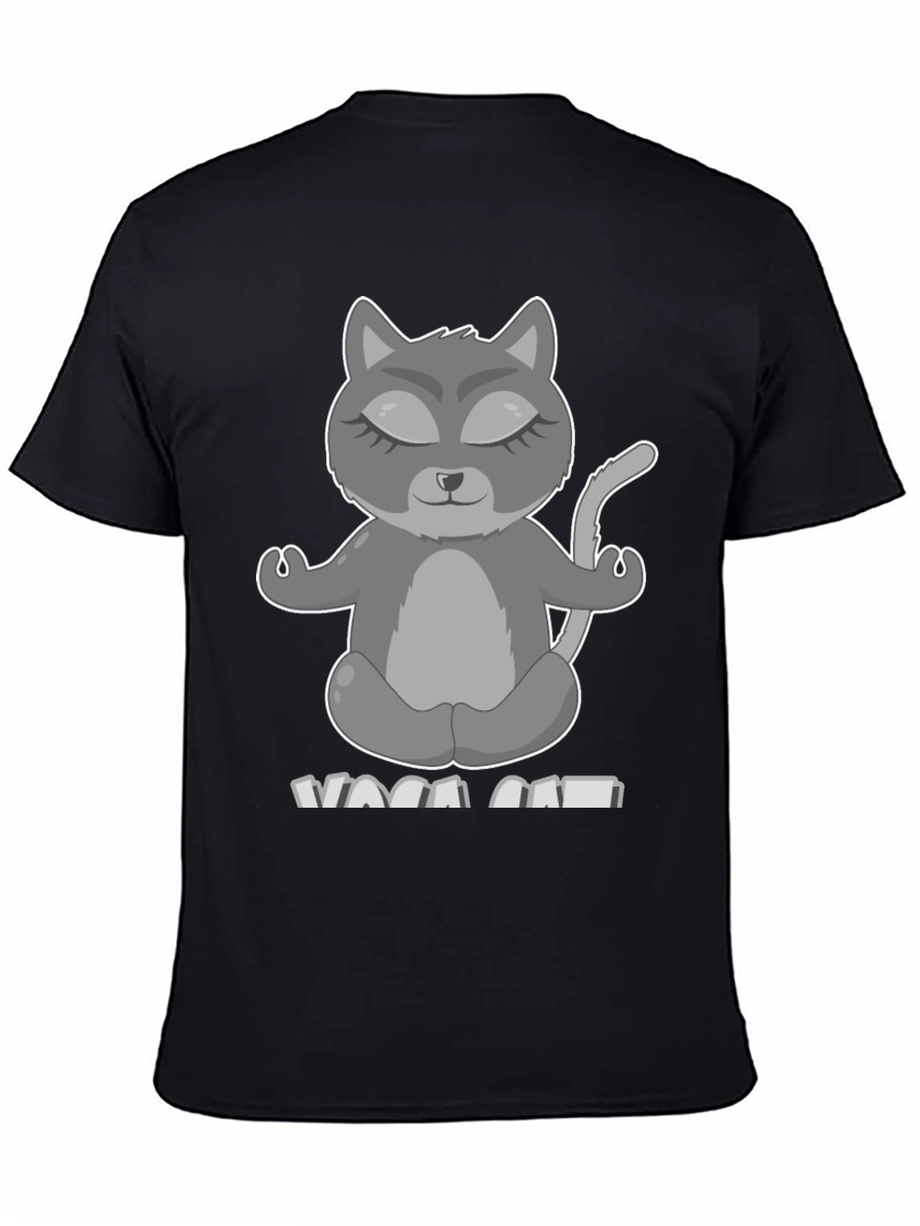 Yoga Cat T-Shirt - Meditating Kitten Tee