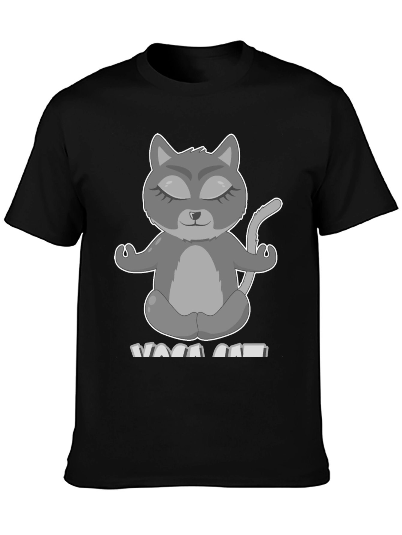Yoga Cat T-Shirt - Meditating Kitten Tee