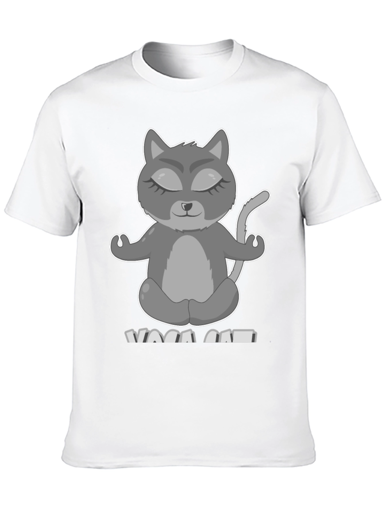 Yoga Cat T-Shirt - Meditating Kitten Tee