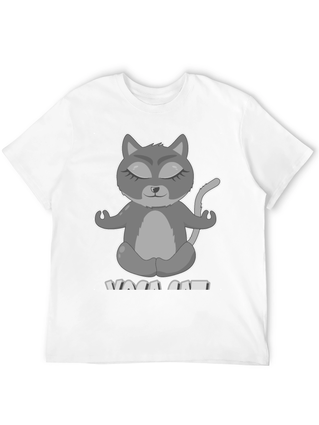 Yoga Cat T-Shirt - Meditating Kitten Tee