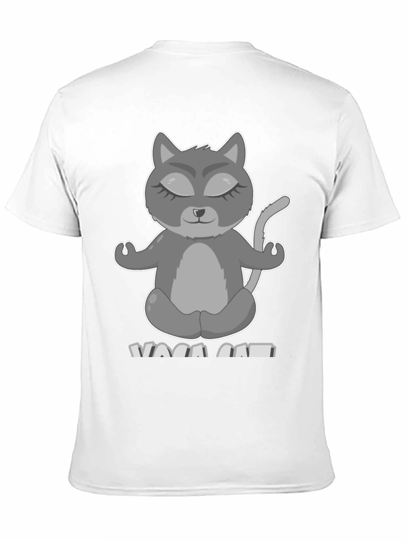 Yoga Cat T-Shirt - Meditating Kitten Tee