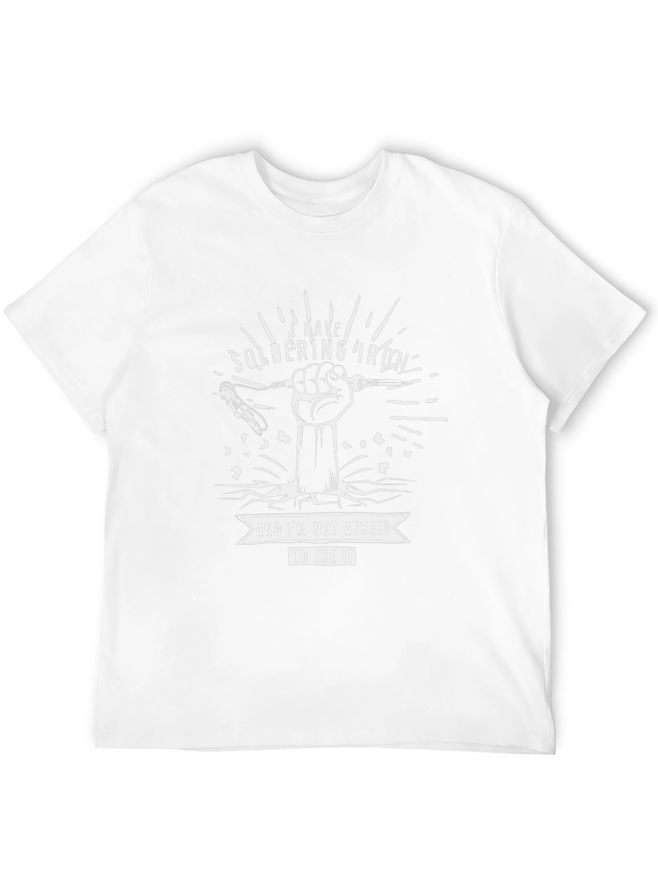 Soldering Iron T-Shirt - Funny DIY Electronics Tee