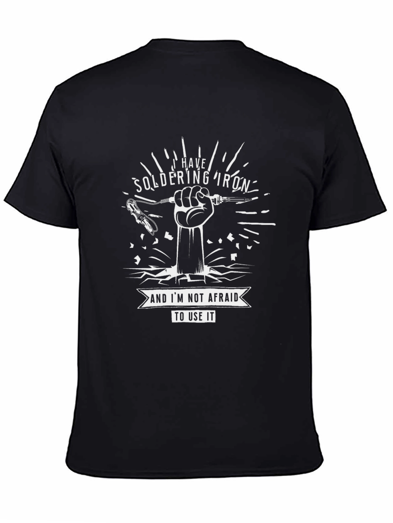 Soldering Iron T-Shirt - Funny DIY Electronics Tee