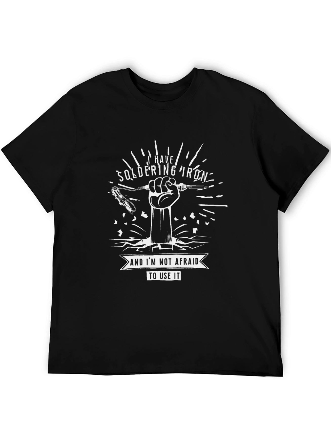 Soldering Iron T-Shirt - Funny DIY Electronics Tee