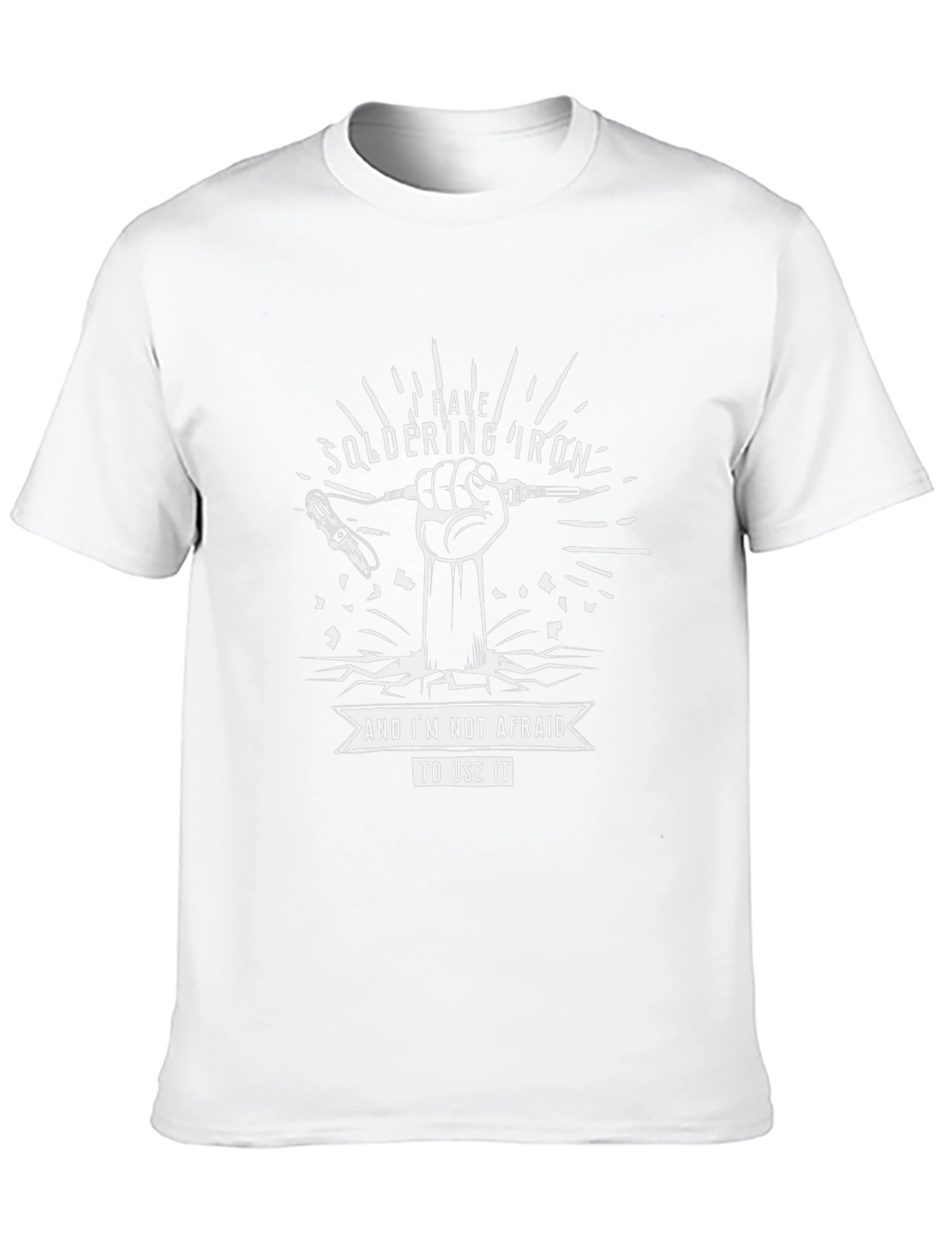 Soldering Iron T-Shirt - Funny DIY Electronics Tee