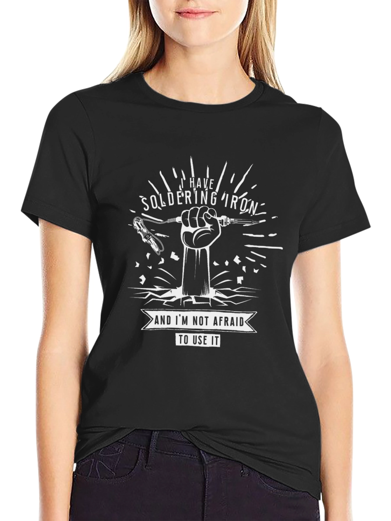 Soldering Iron T-Shirt - Funny DIY Electronics Tee