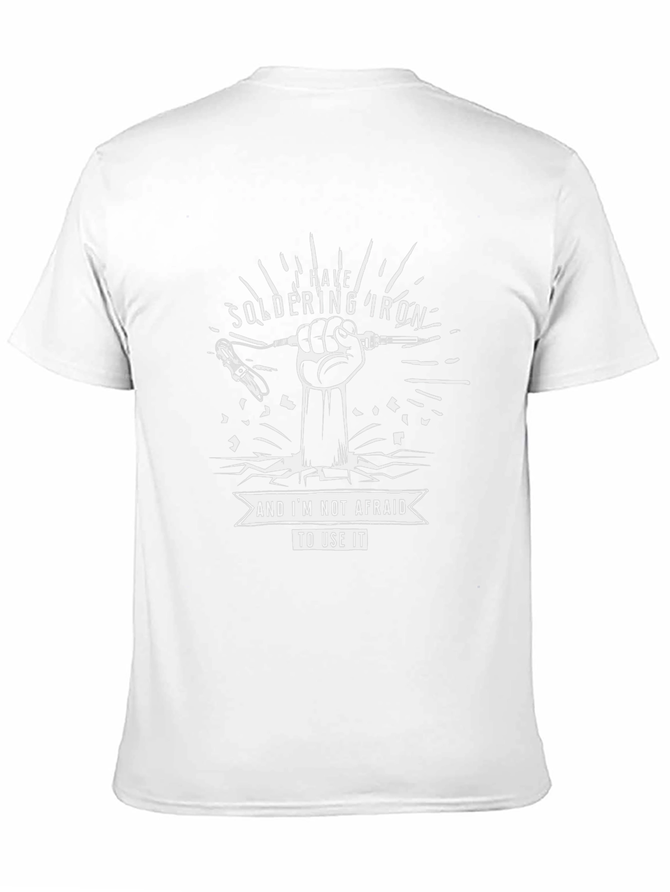 Soldering Iron T-Shirt - Funny DIY Electronics Tee