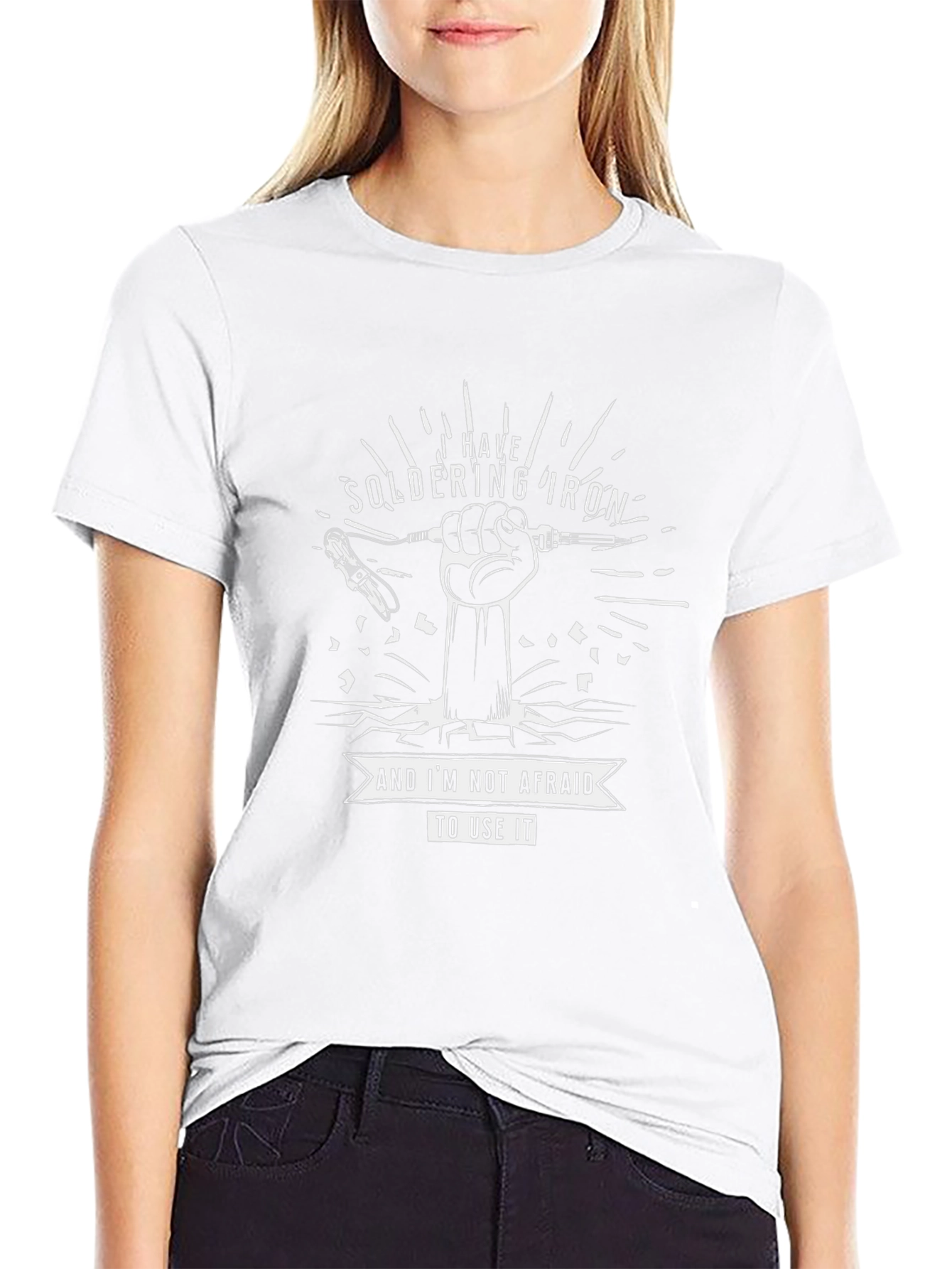 Soldering Iron T-Shirt - Funny DIY Electronics Tee