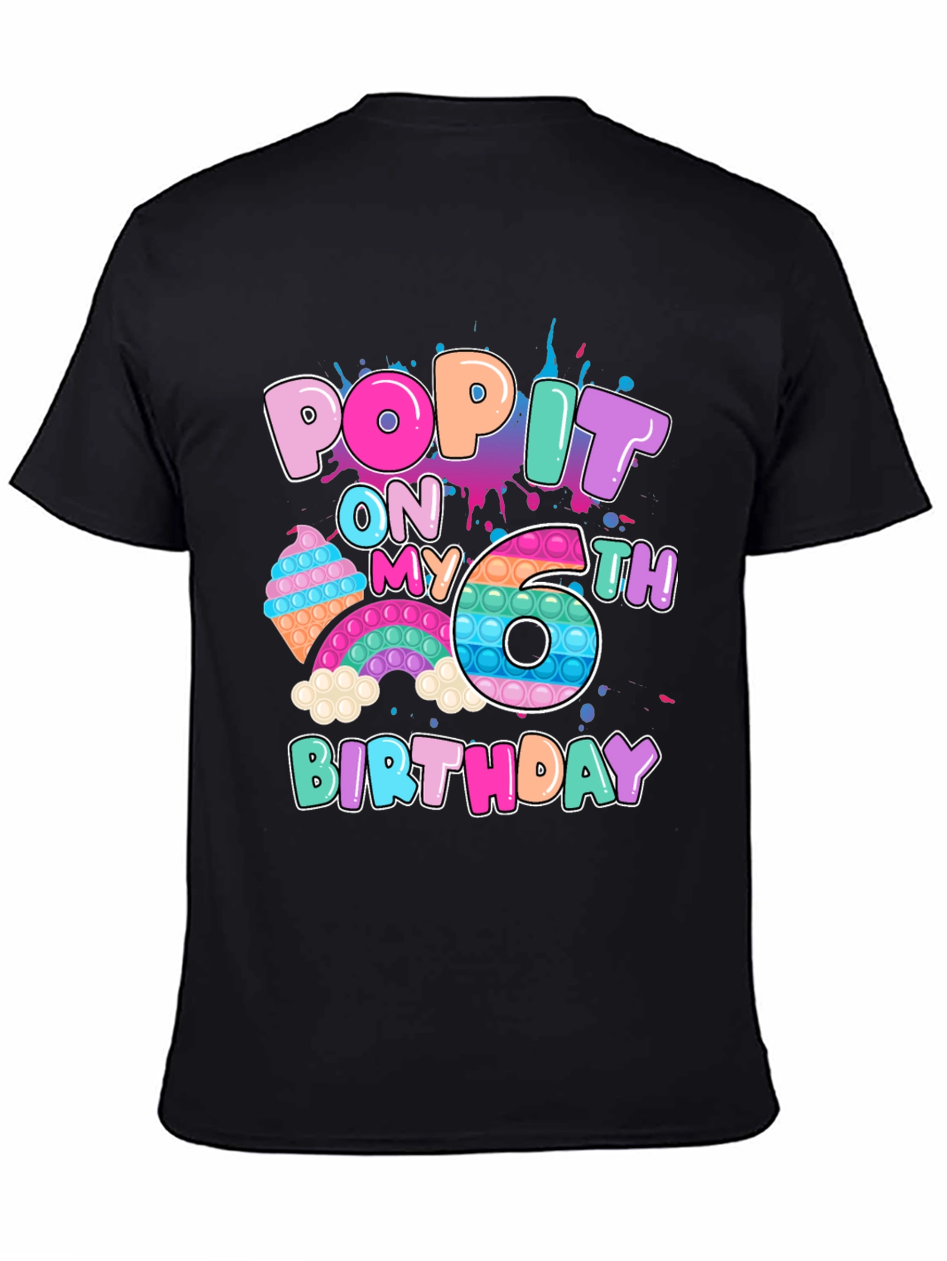 Pop It 6th Birthday T-Shirt
