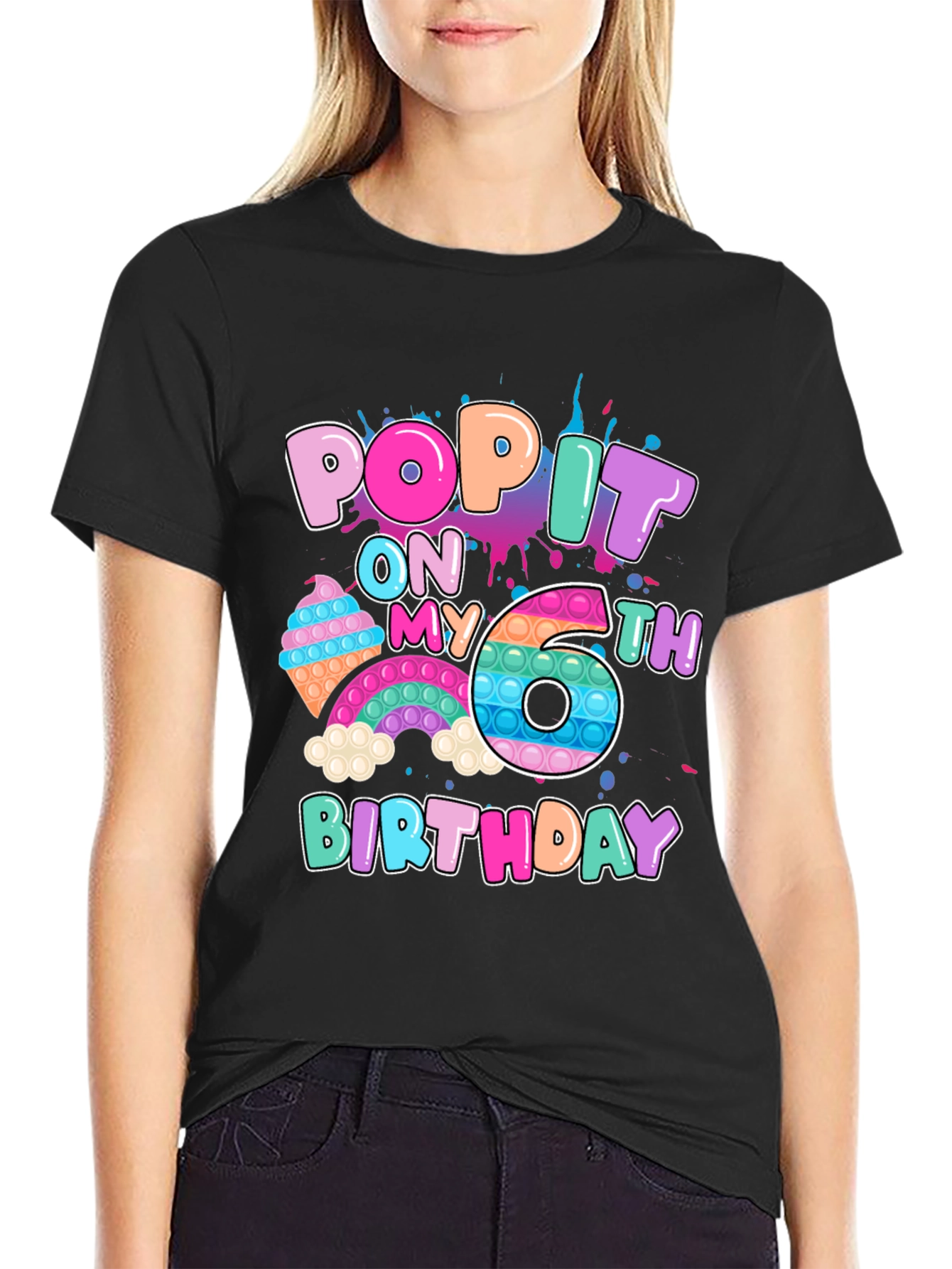 Pop It 6th Birthday T-Shirt