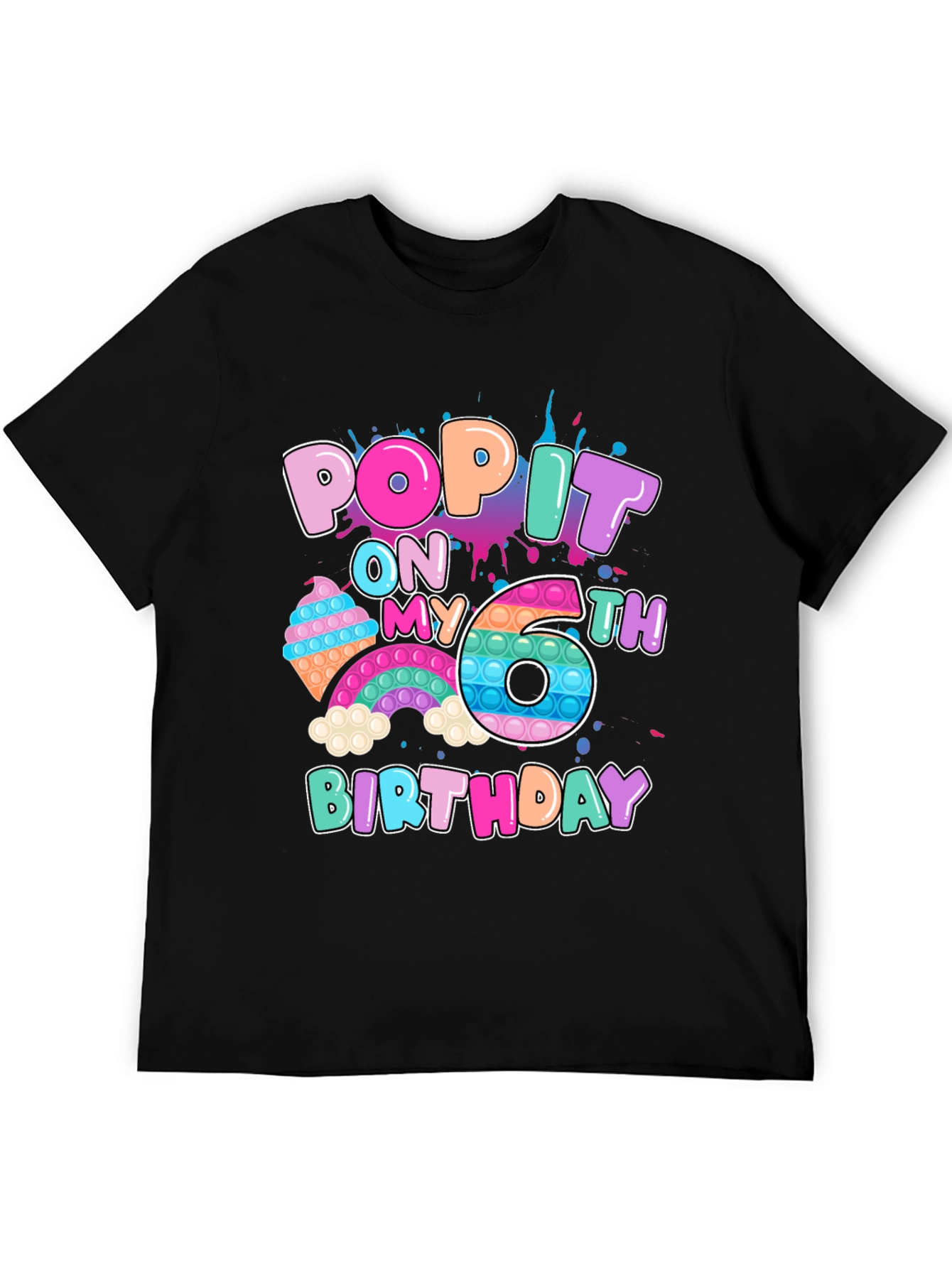 Pop It 6th Birthday T-Shirt