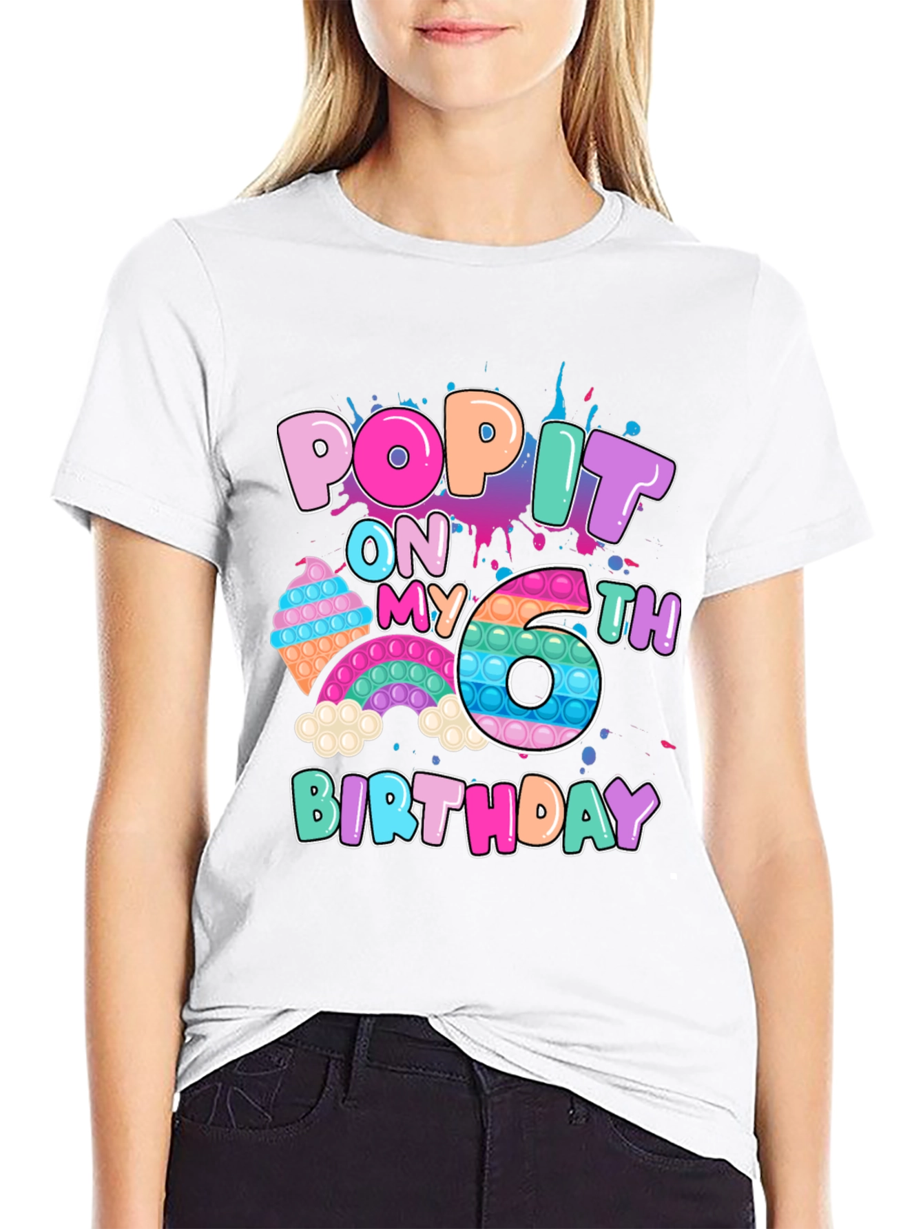 Pop It 6th Birthday T-Shirt