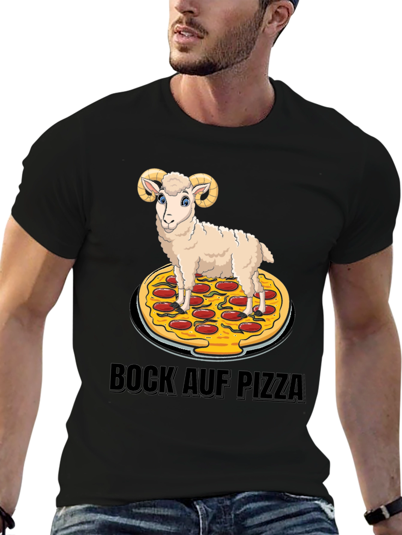 Bock Auf Pizza Graphic Tee
