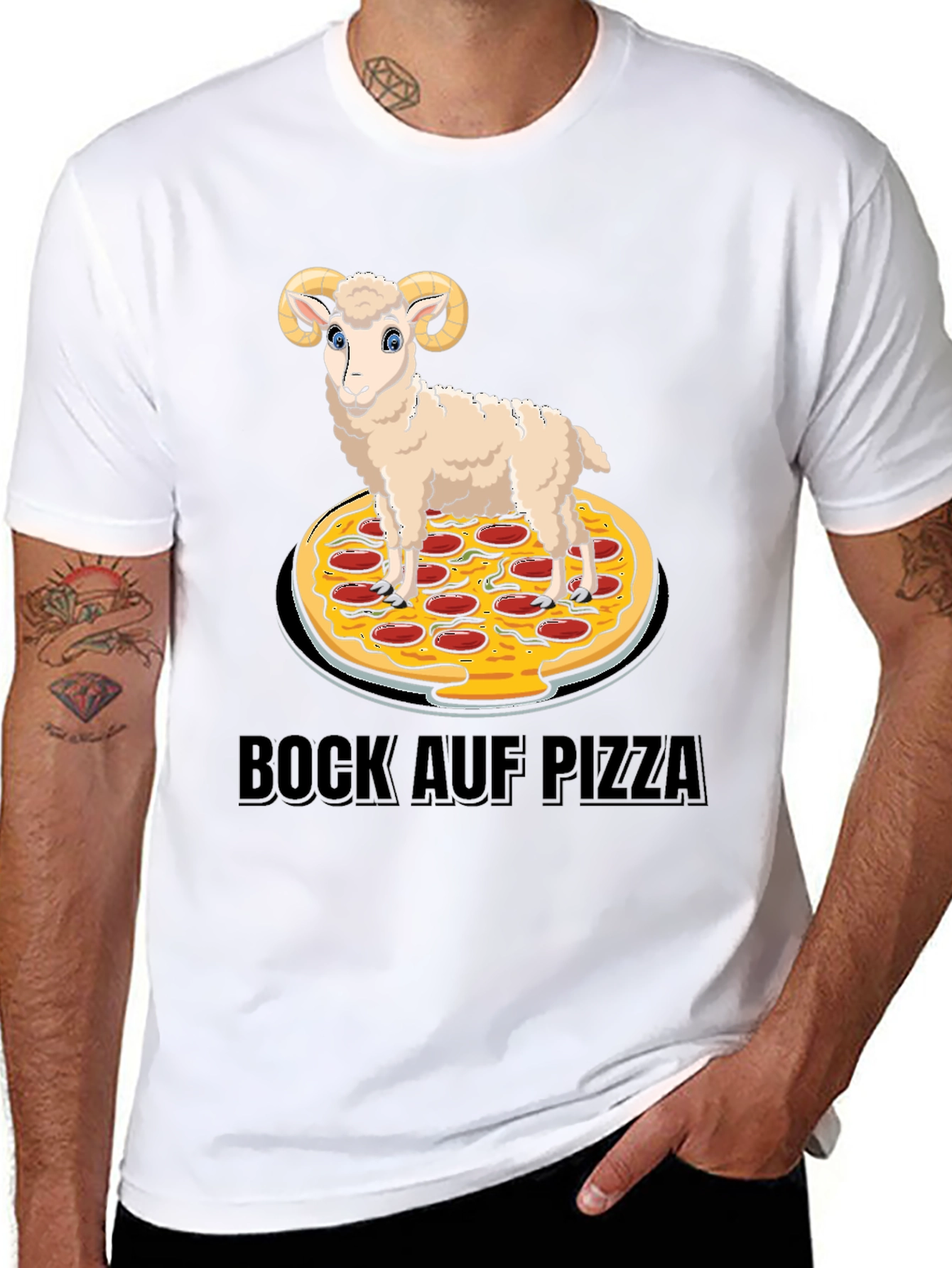 Bock Auf Pizza Graphic Tee