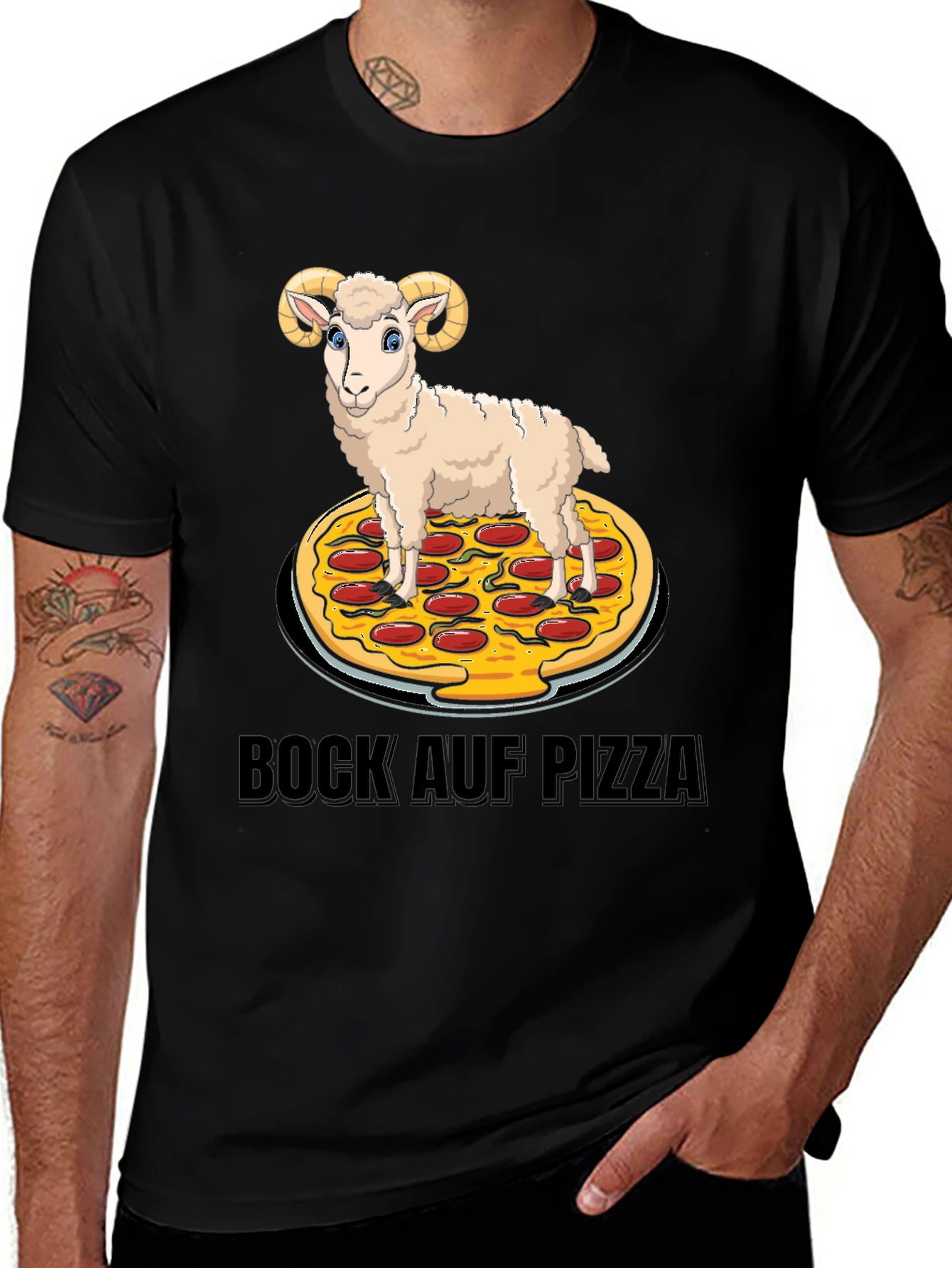 Bock Auf Pizza Graphic Tee