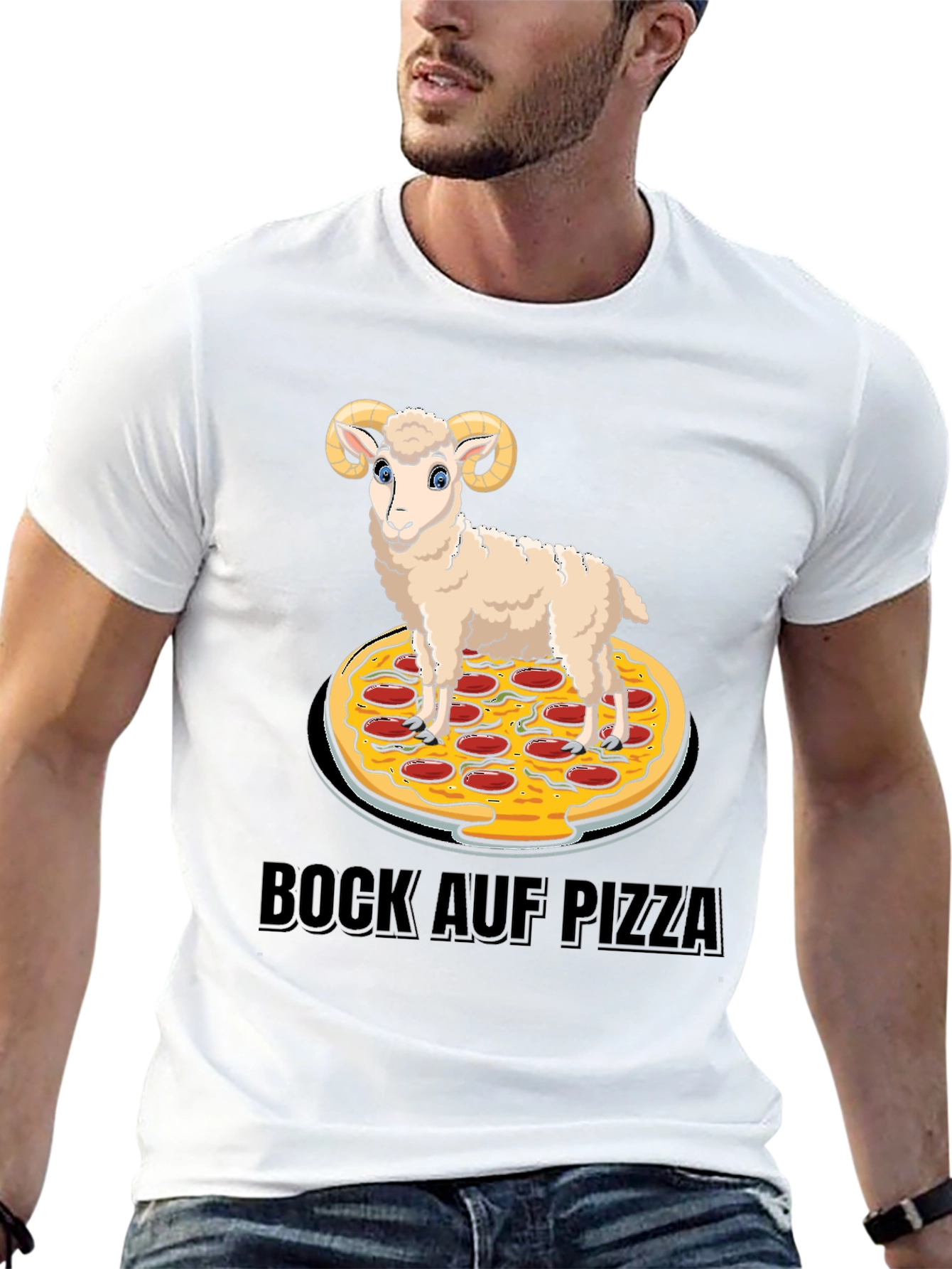 Bock Auf Pizza Graphic Tee