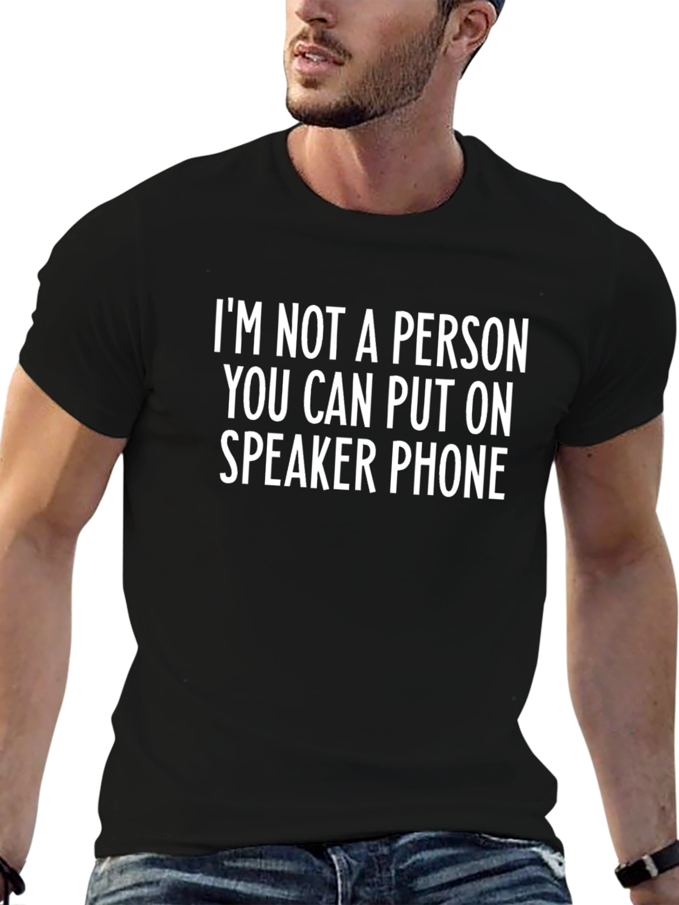 Speaker Phone T-Shirt - Funny Slogan Tee