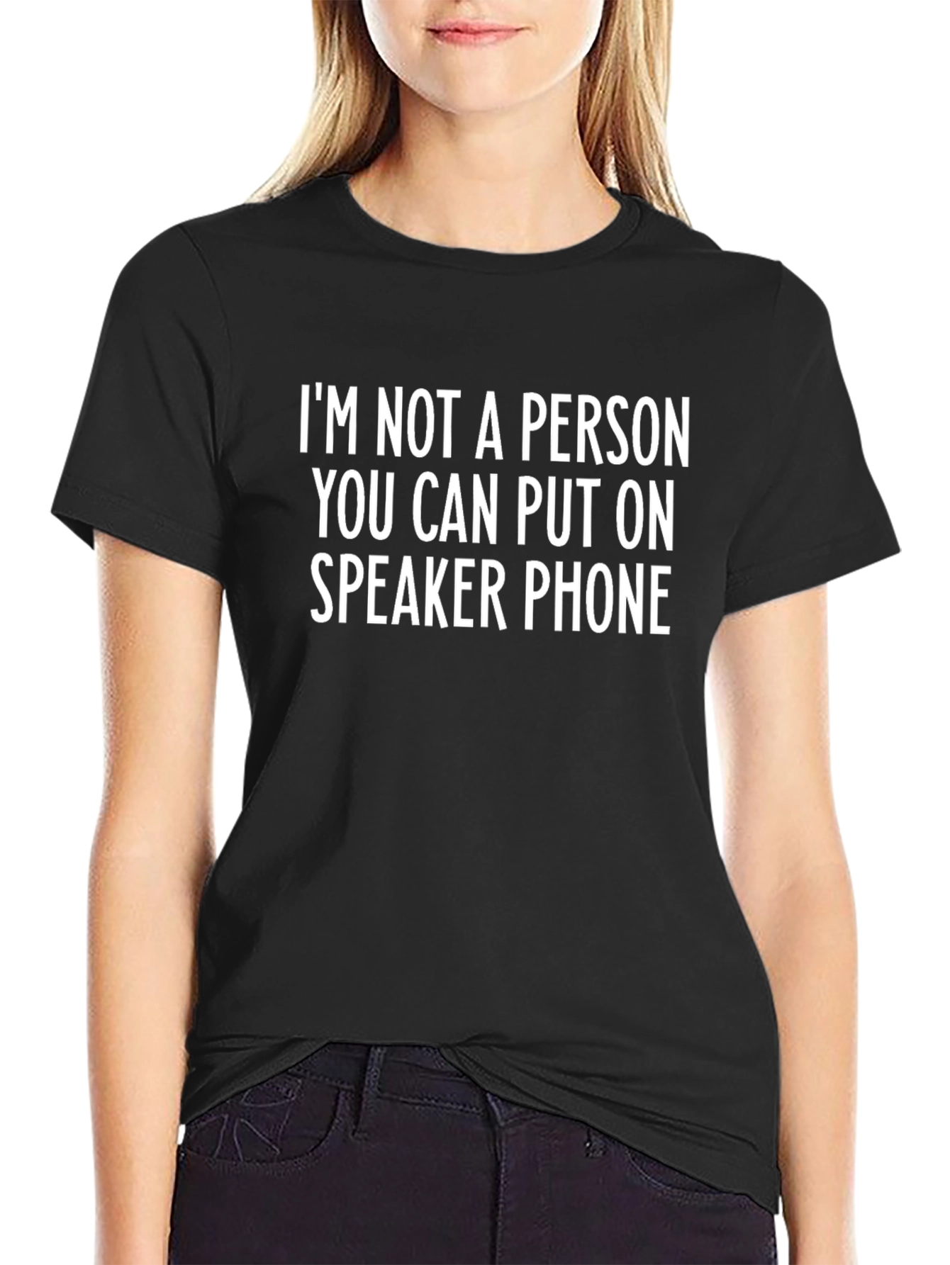 Speaker Phone T-Shirt - Funny Slogan Tee
