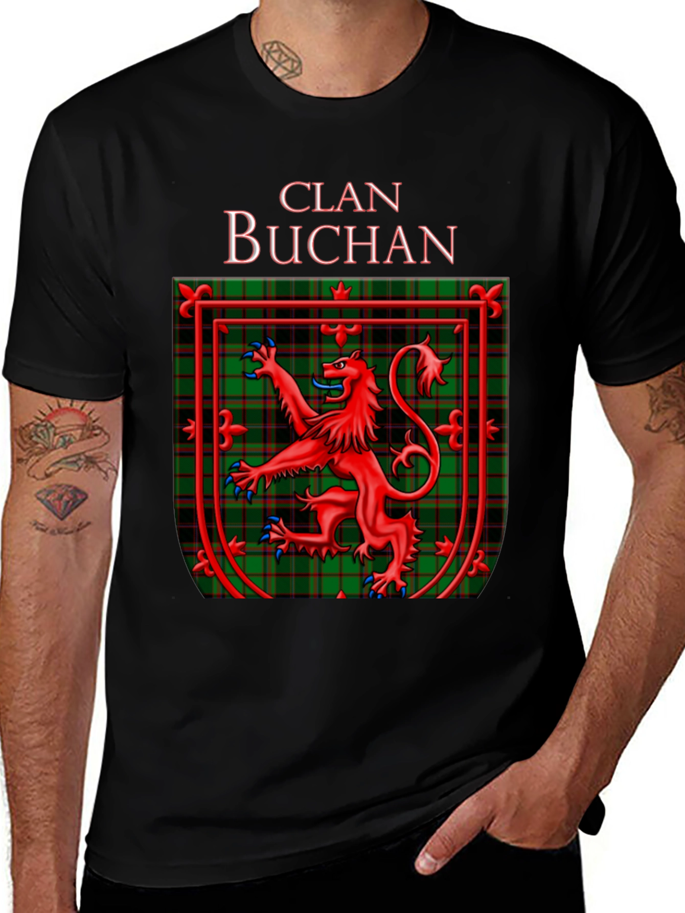 Clan Buchan Scottish Tartan T-Shirt