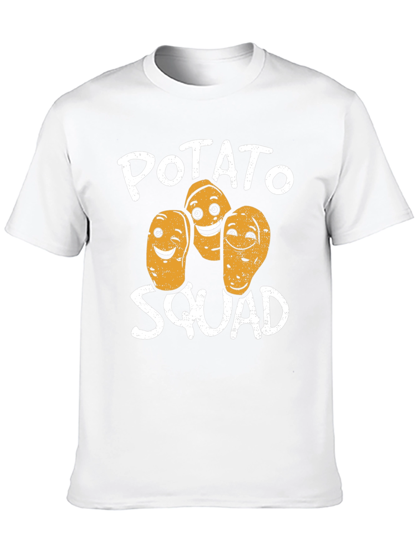 Potato Squad Graphic Print Crew Neck T-Shirt