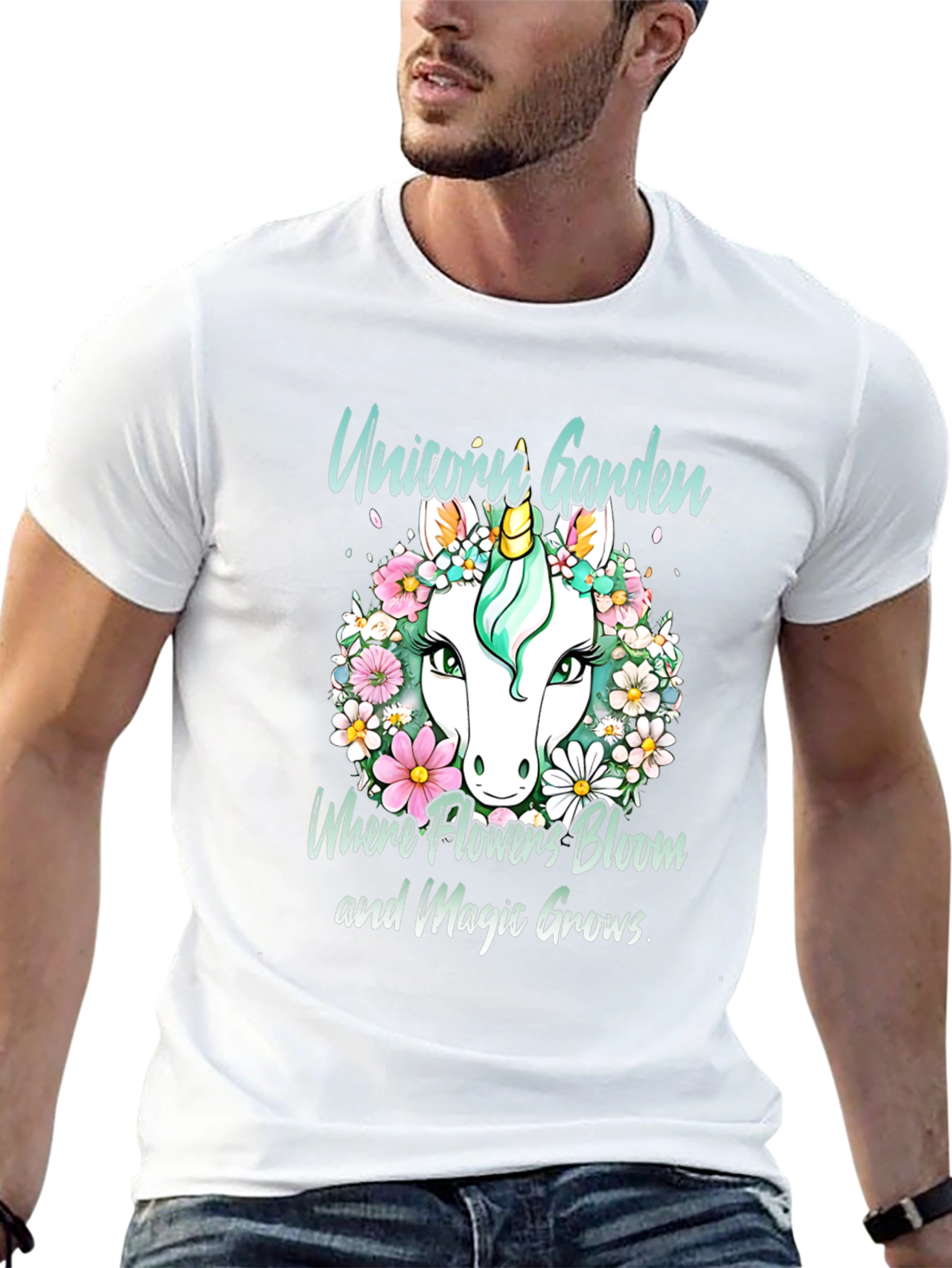 Unicorn Garden Graphic Tee