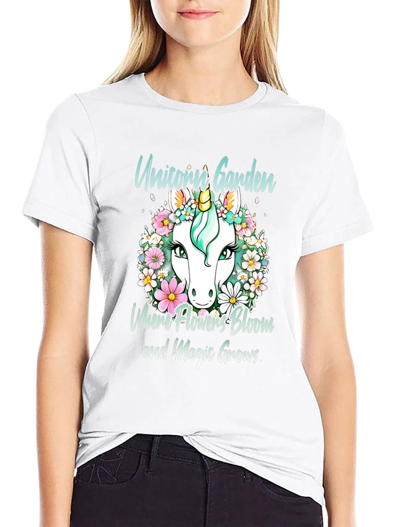 Unicorn Garden Graphic Tee
